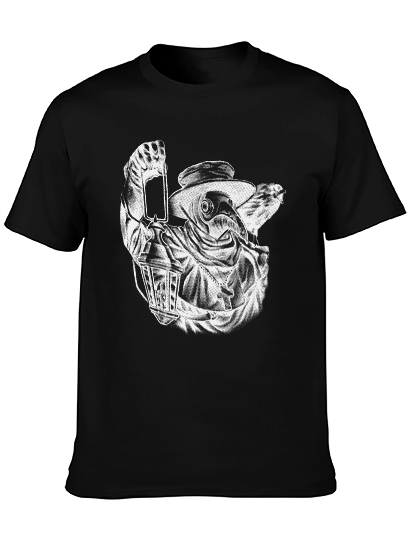 Plague Doctor T-Shirt - Black Graphic Tee