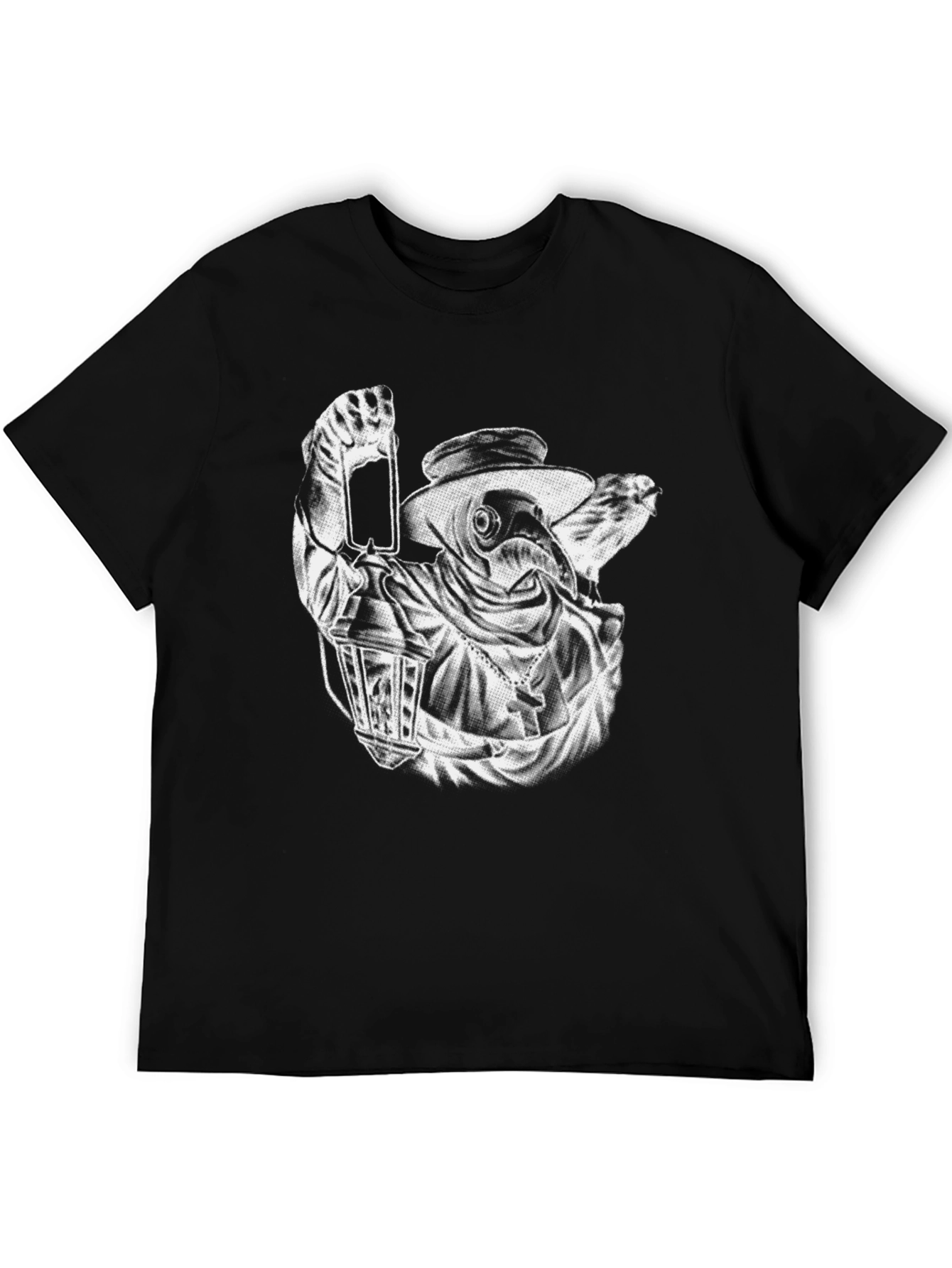 Plague Doctor T-Shirt - Black Graphic Tee