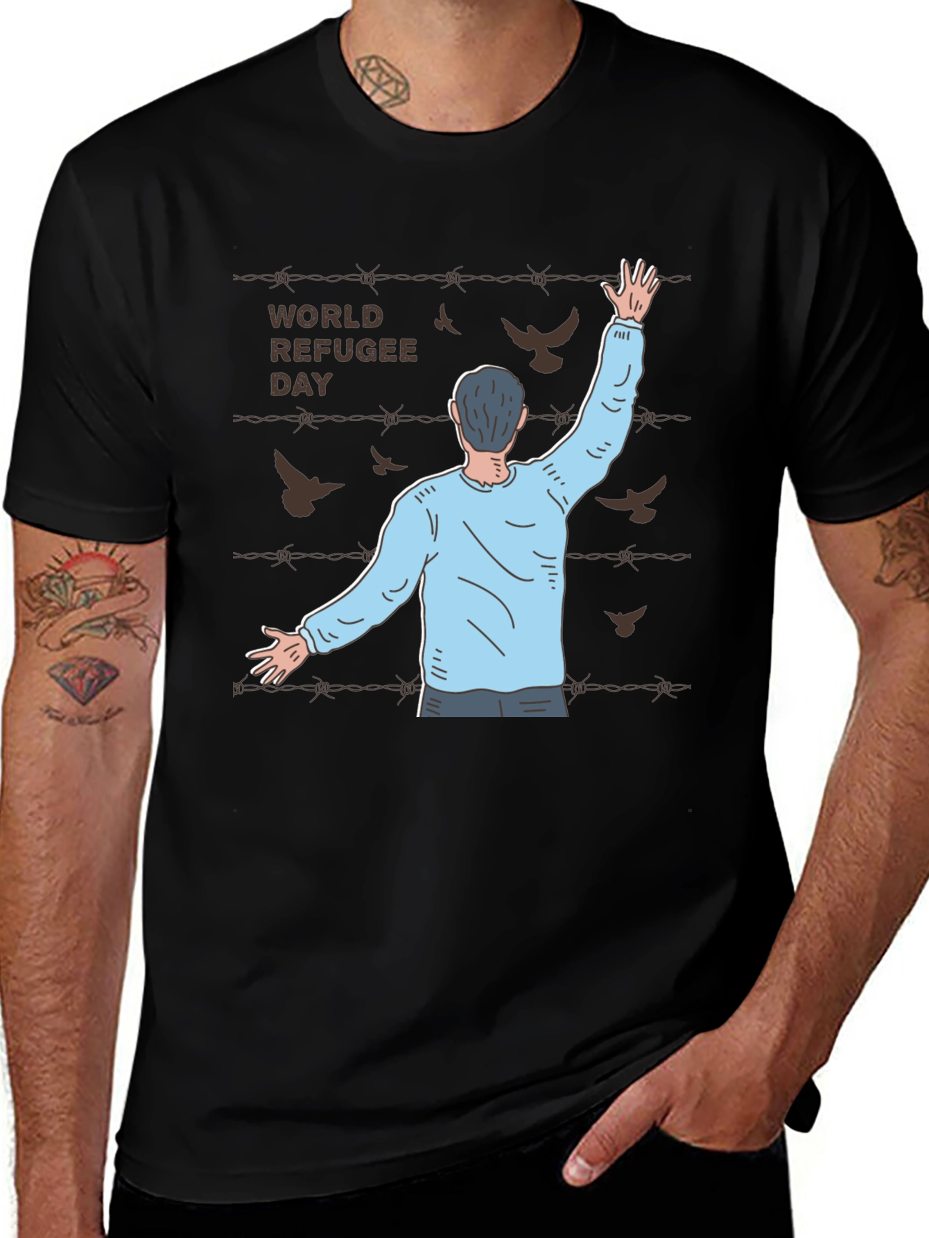World Refugee Day Graphic T-Shirt