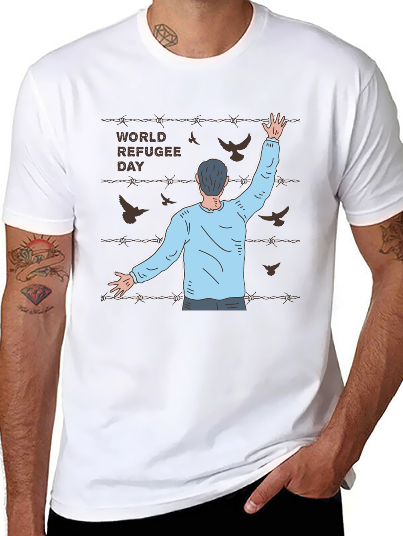 World Refugee Day Graphic T-Shirt