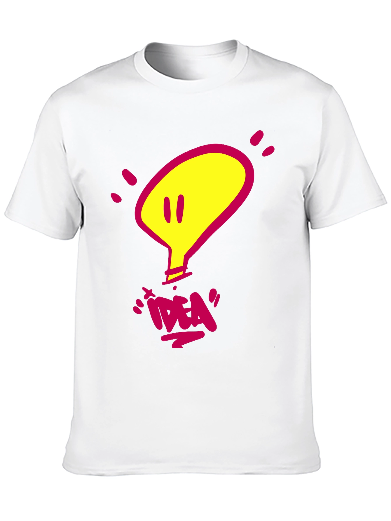 Idea Light Bulb Graphic T-Shirt