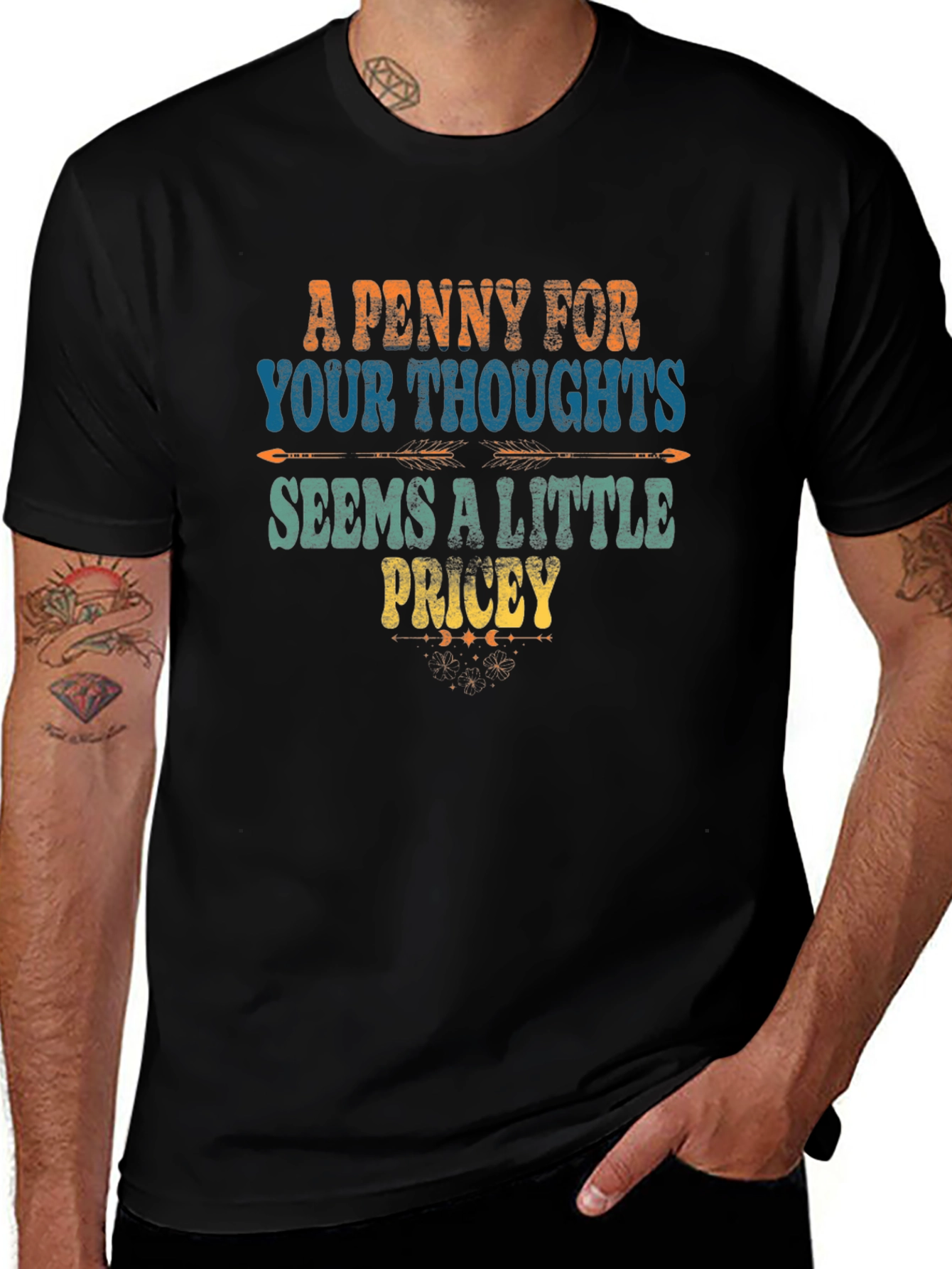 A Penny For Your Thoughts Funny T-Shirt