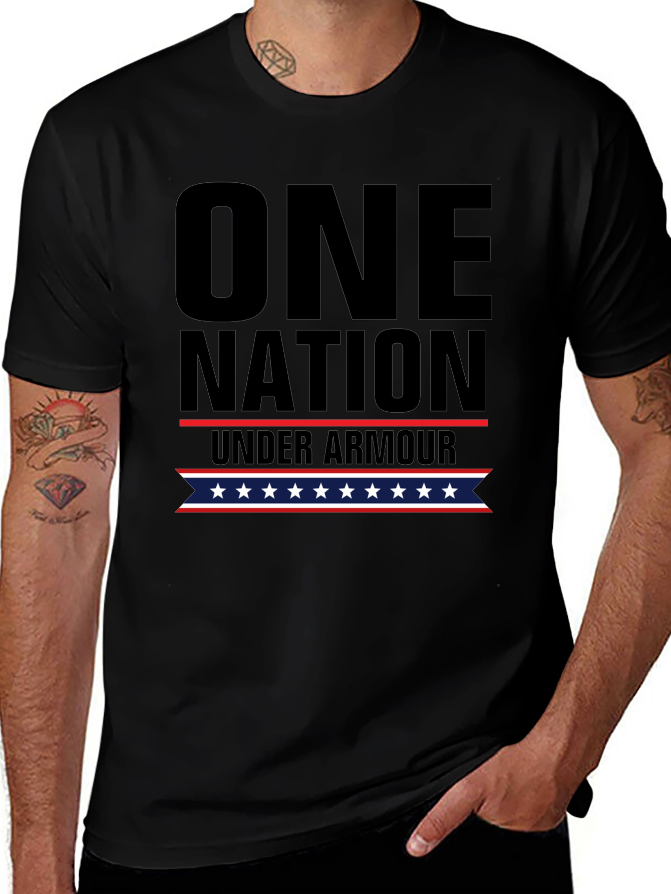 One Nation Under Armour Graphic T-Shirt