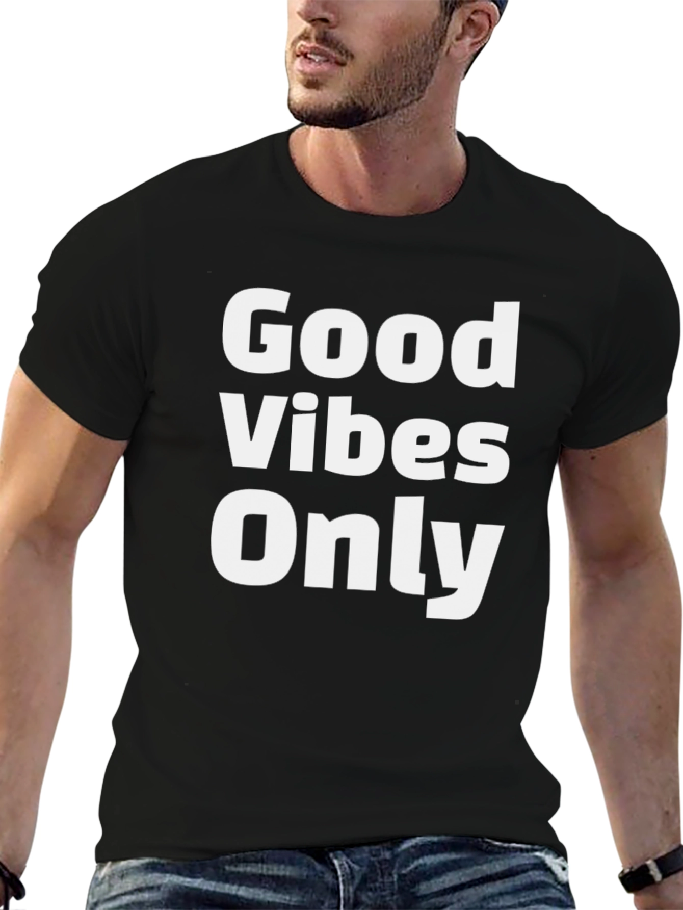 Good Vibes Only Graphic Tee - Stylish Casual Wear