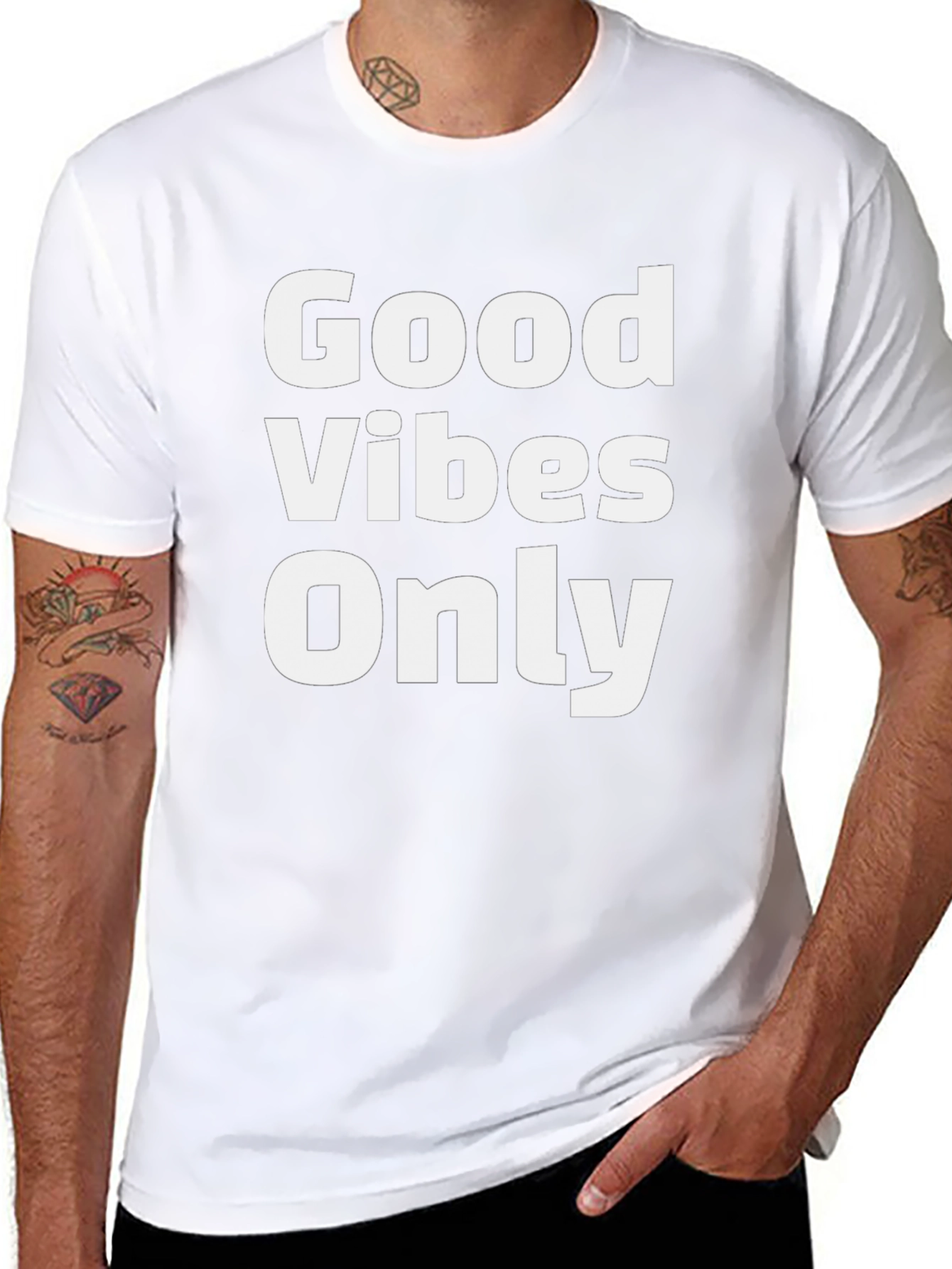 Good Vibes Only Graphic Tee - Stylish Casual Wear
