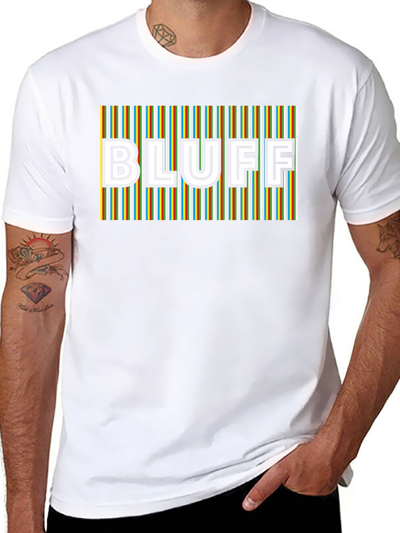 Bluff Striped Tee - Stylish Casual Wear
