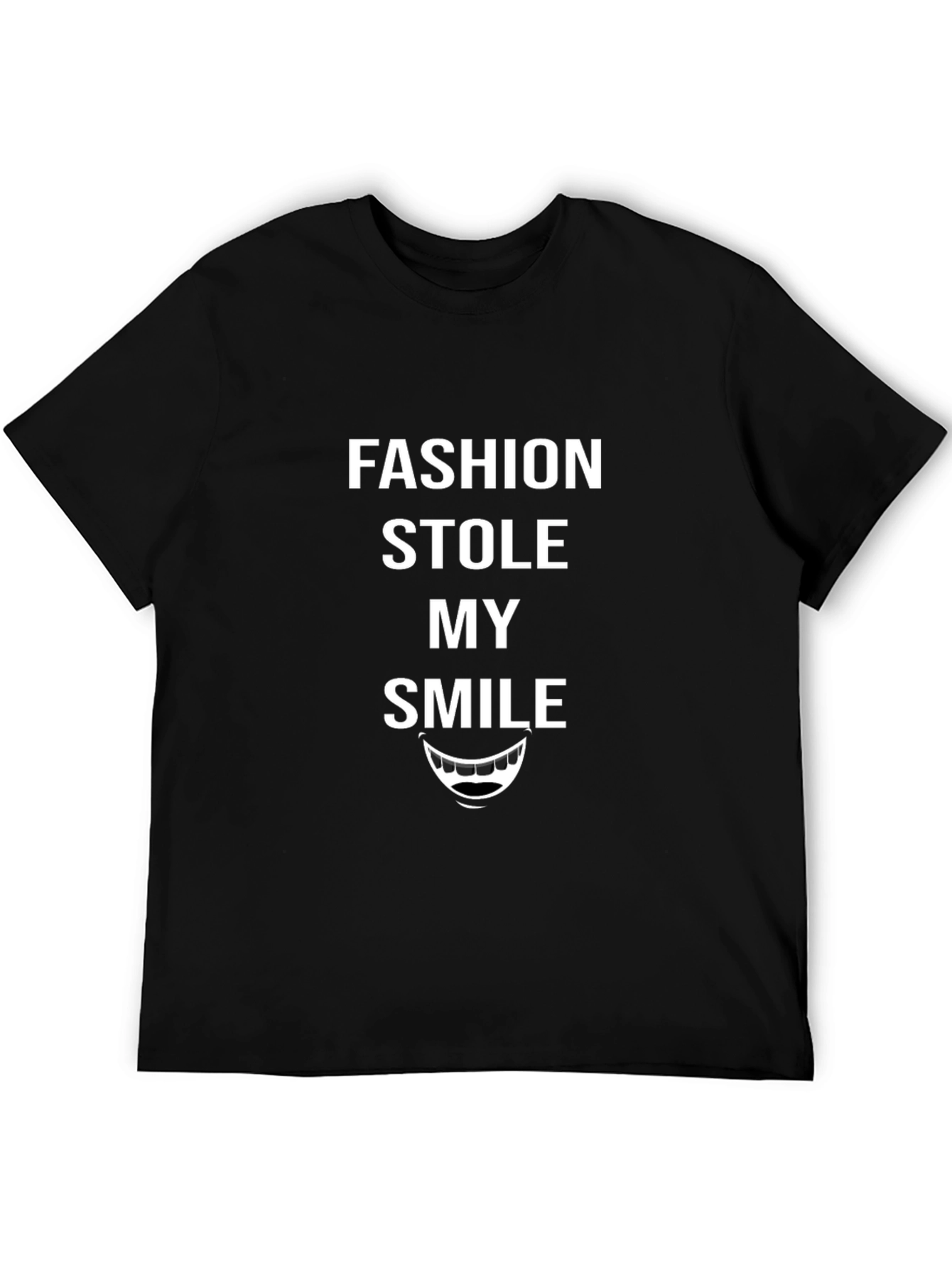 Fashion Stole My Smile Graphic T-Shirt
