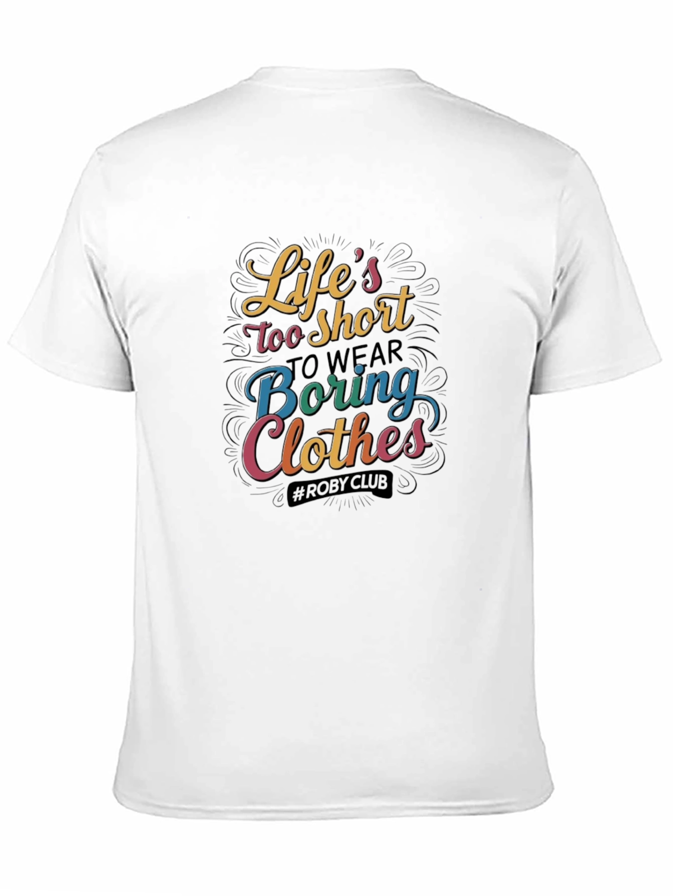 Lifes Too Short Black Graphic Tee