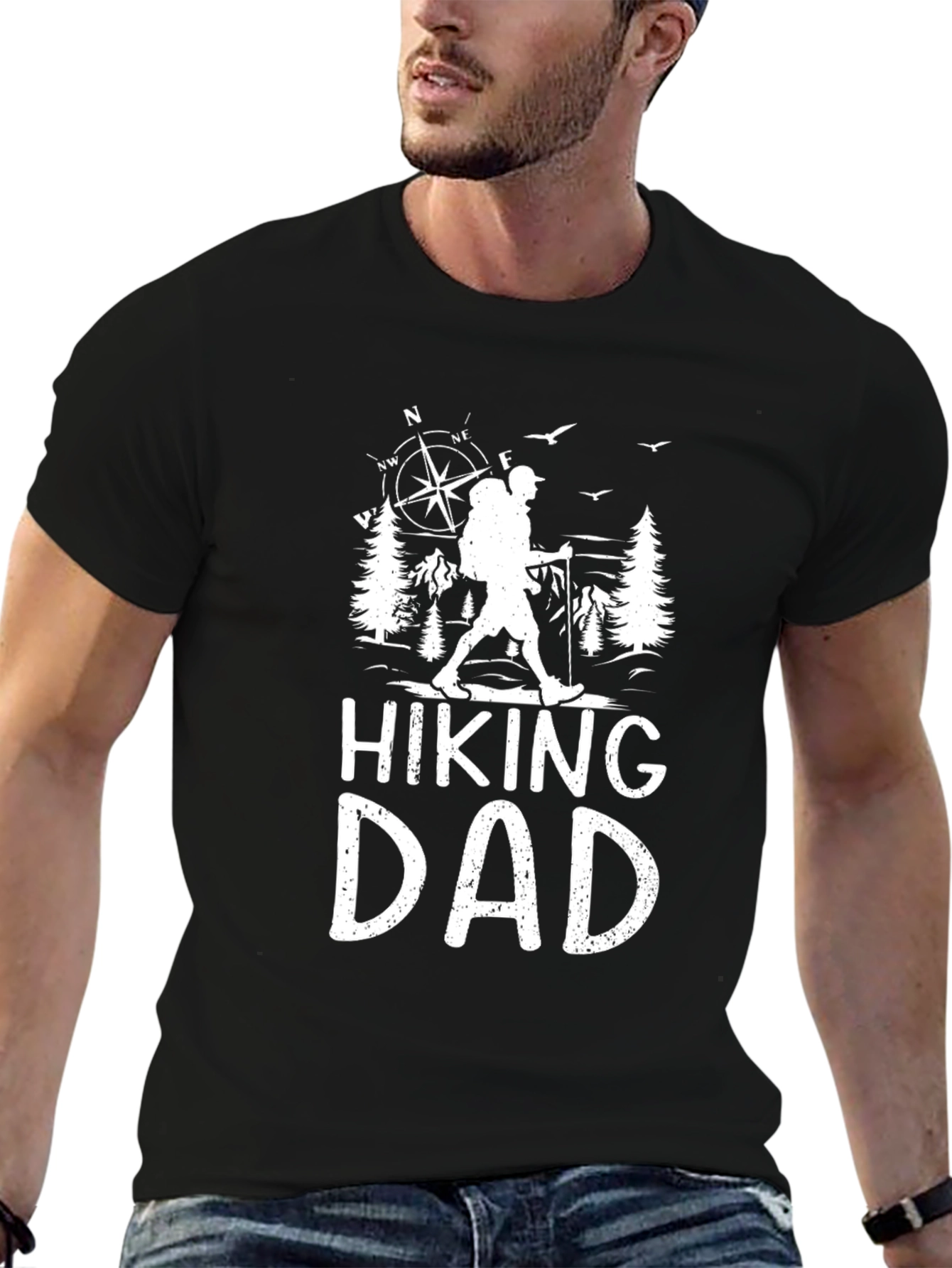 Hiking Dad Graphic T-Shirt
