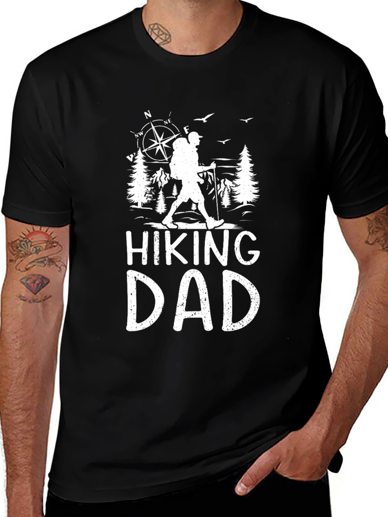 Hiking Dad Graphic T-Shirt