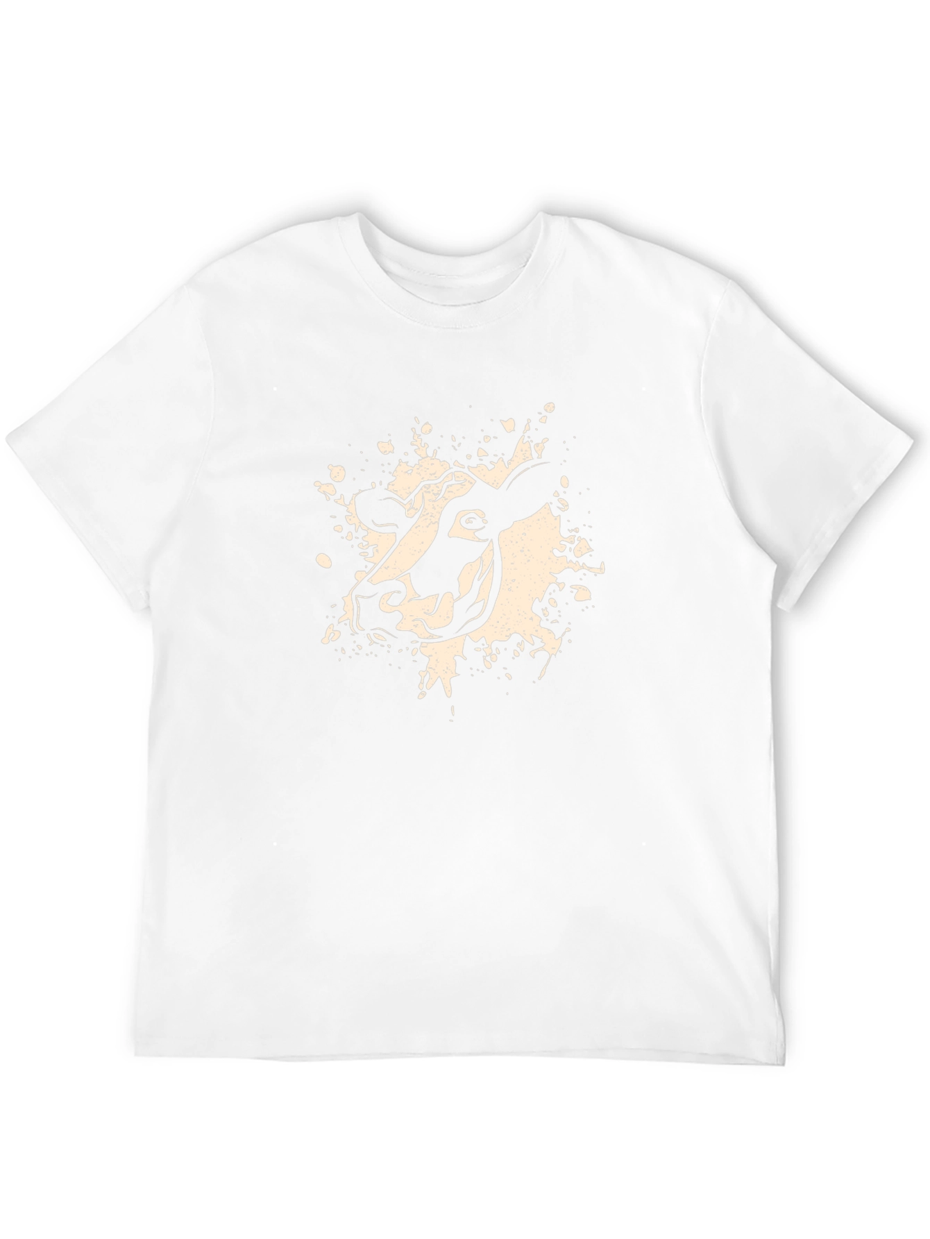 Black T-Shirt with Cow Graphic