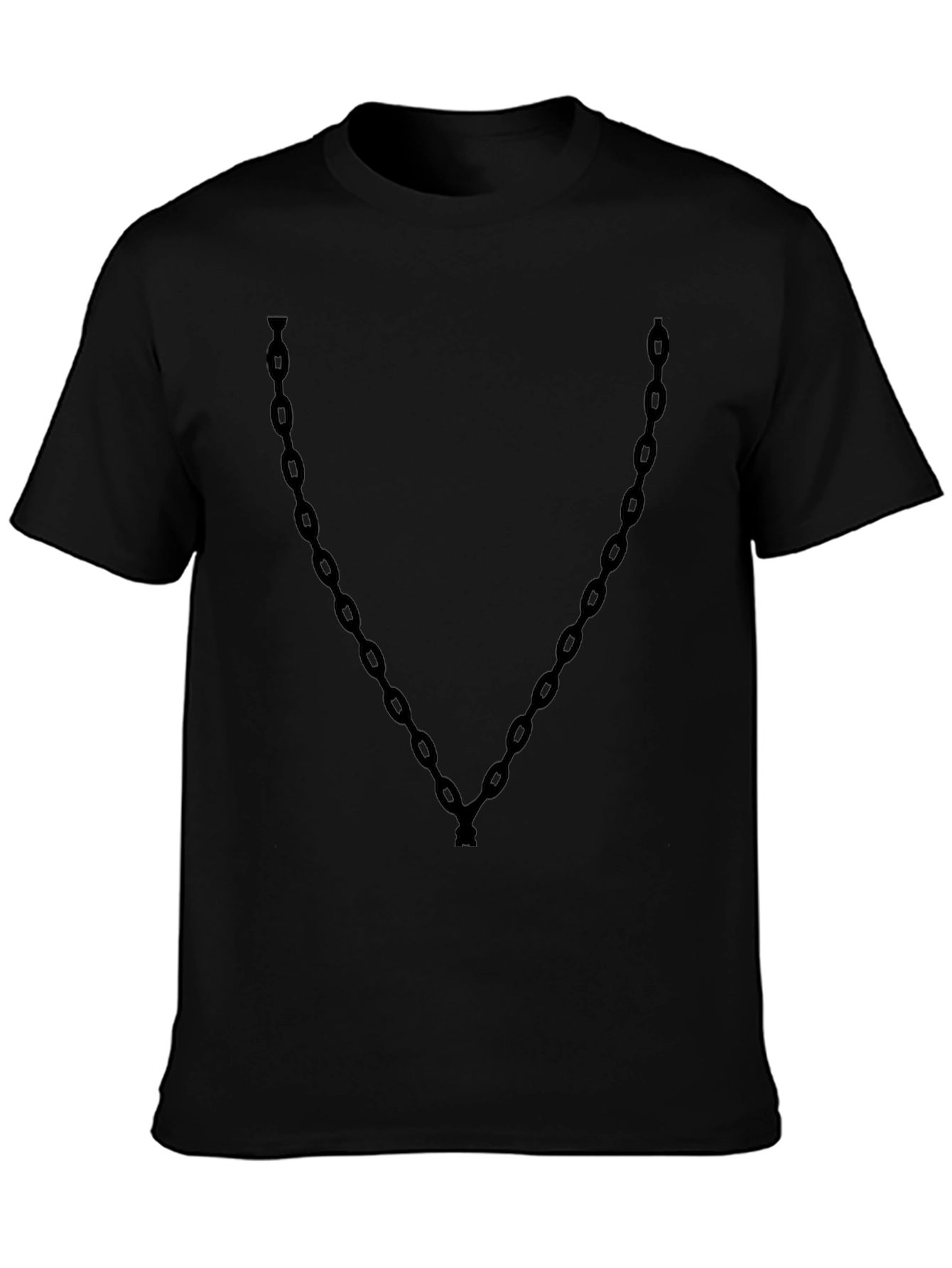 Black Chain Graphic Tee