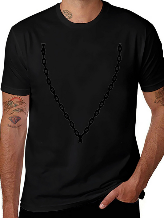 Black Chain Graphic Tee