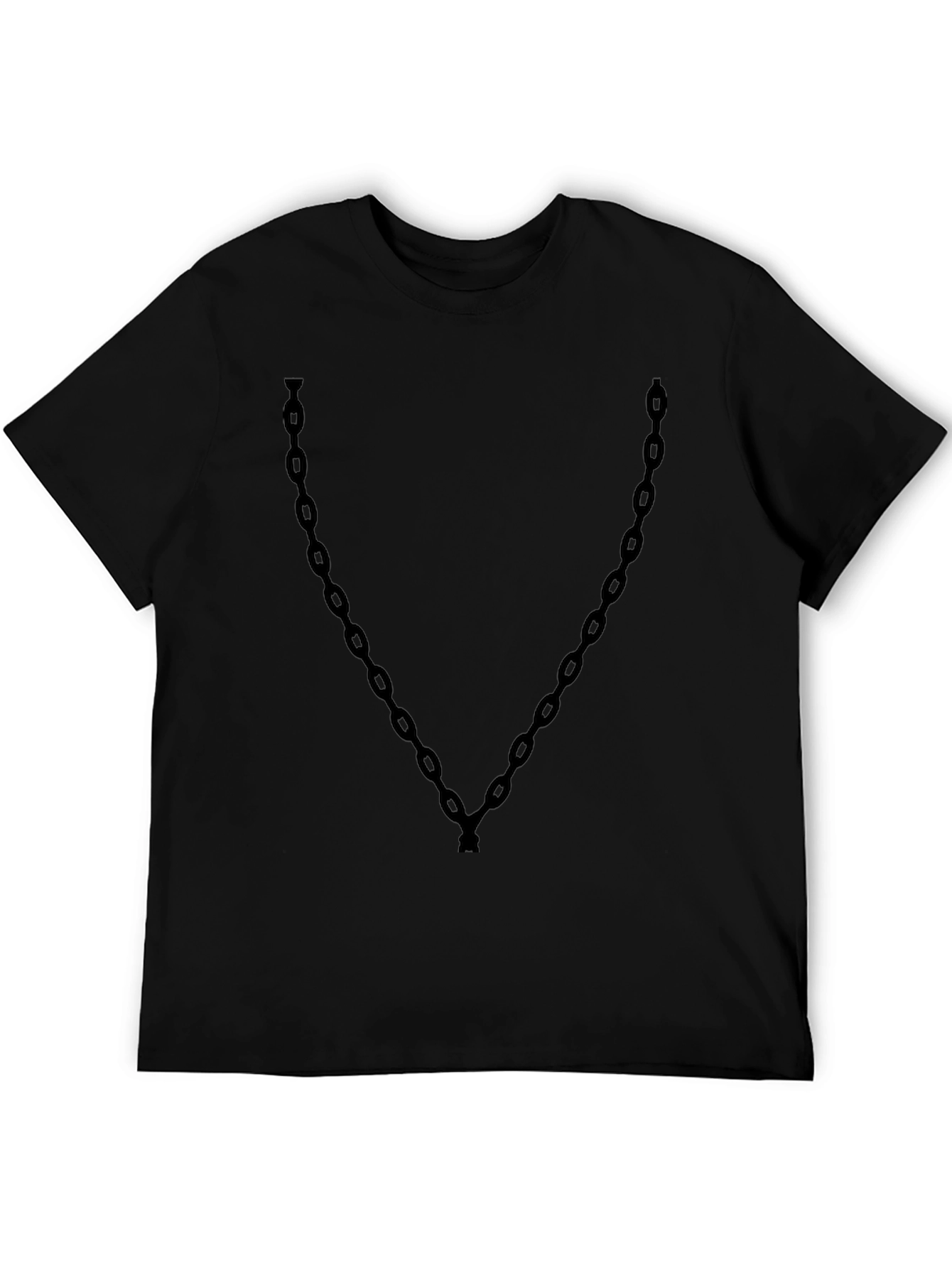Black Chain Graphic Tee