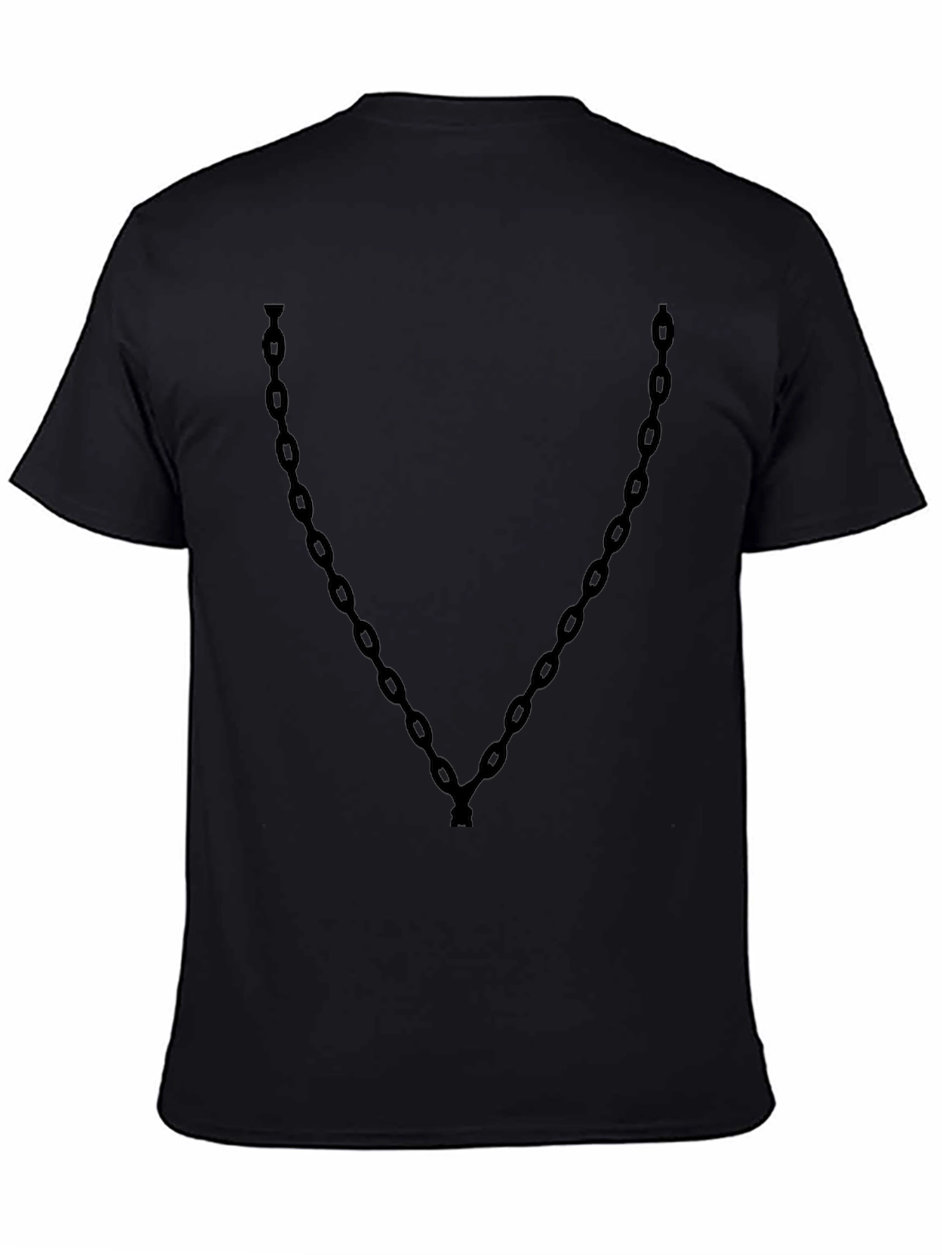 Black Chain Graphic Tee