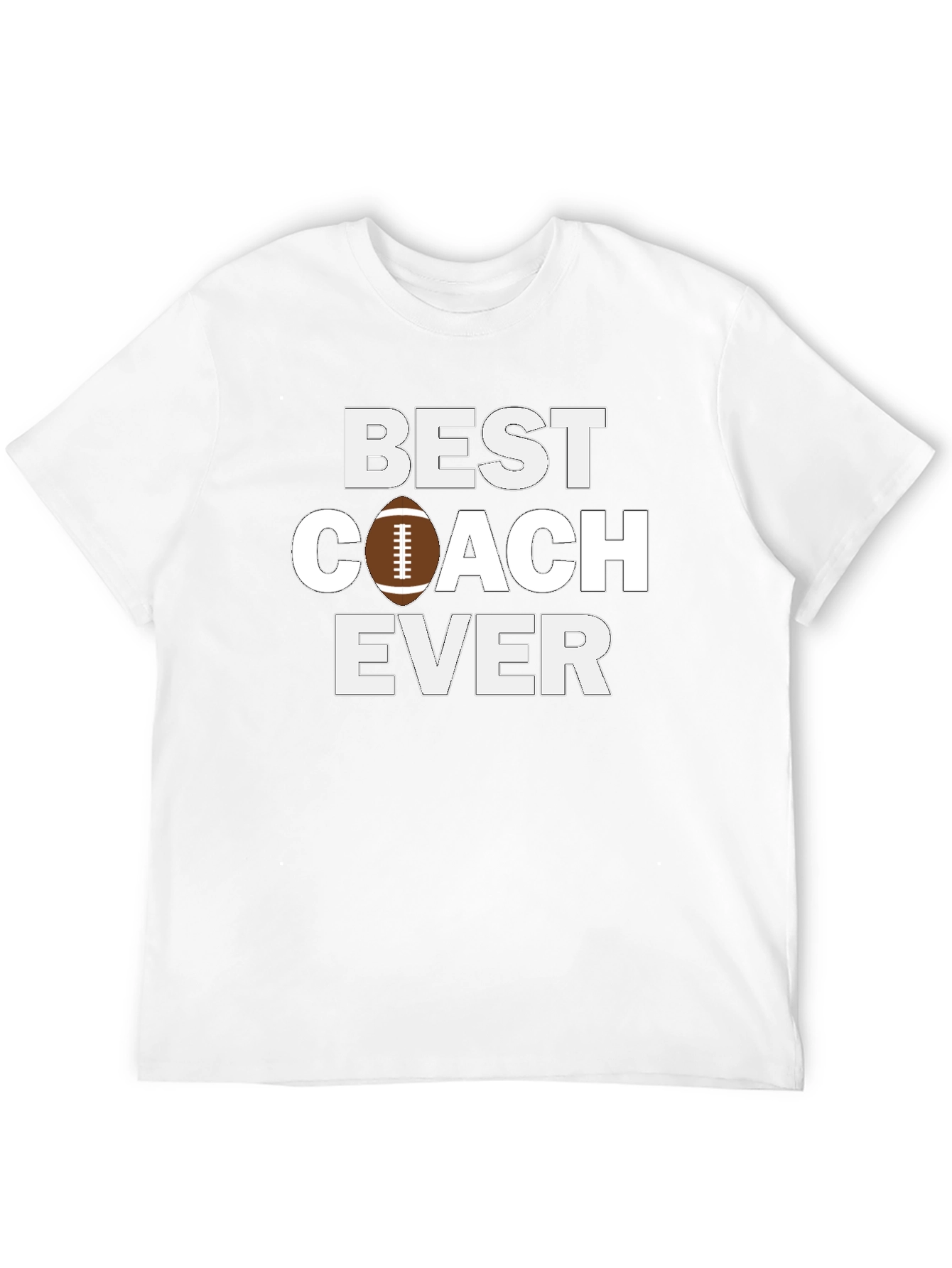 Best Coach Ever Football T-Shirt