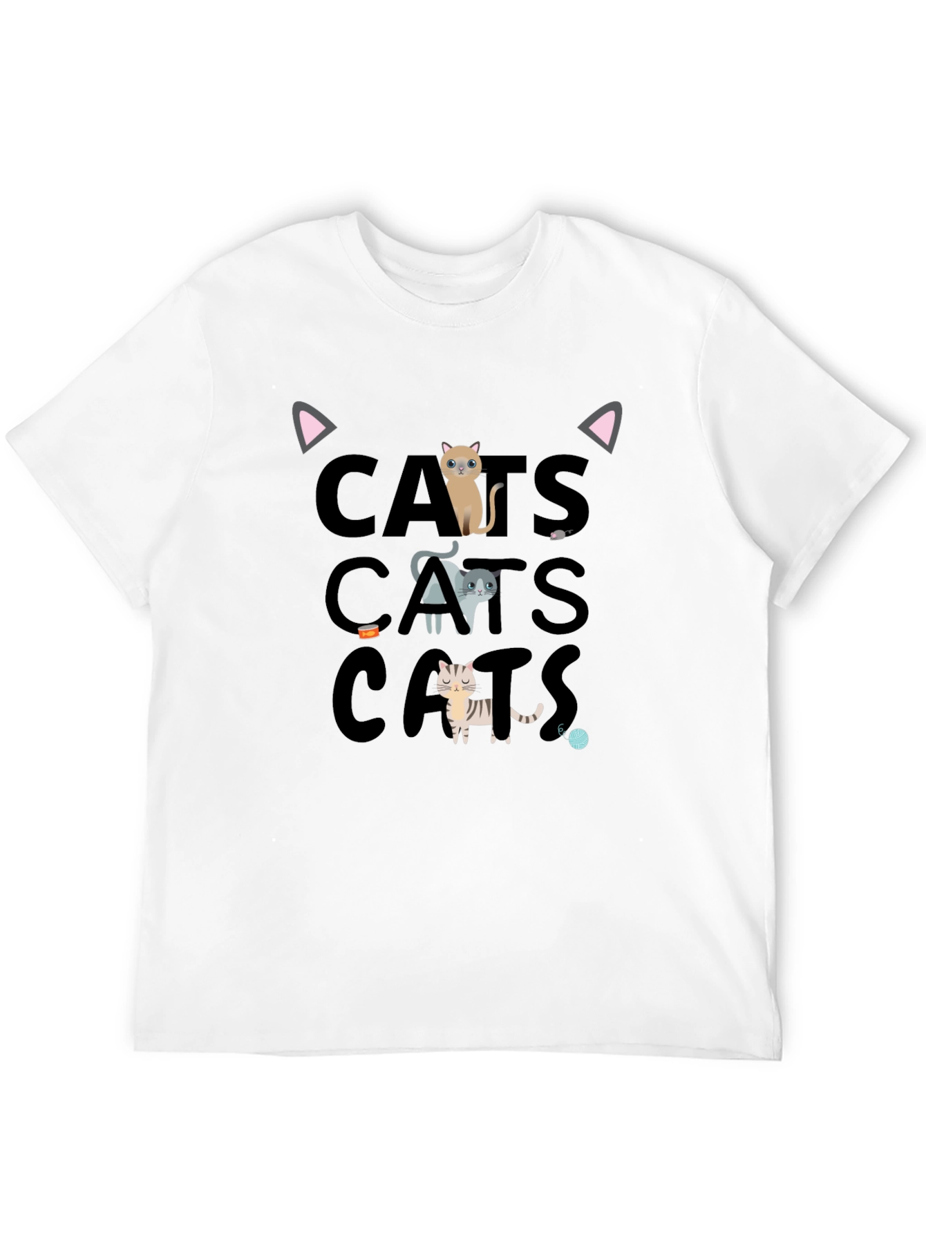 Cats Graphic Tee - Fun & Stylish!