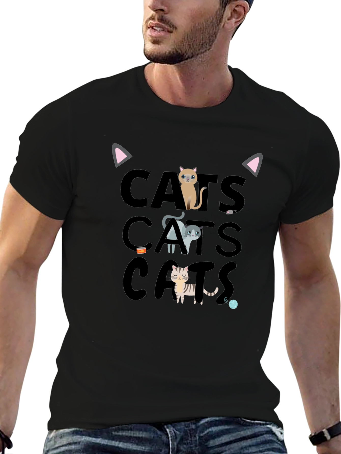 Cats Graphic Tee - Fun & Stylish!