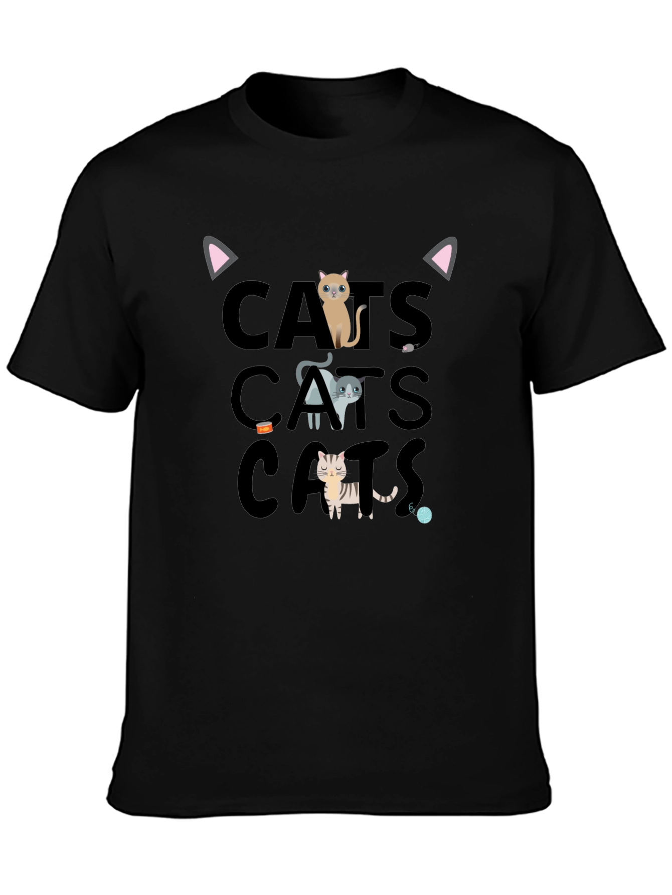 Cats Graphic Tee - Fun & Stylish!