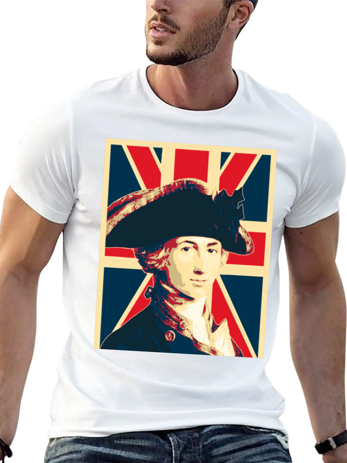 George Washington Union Jack Graphic T-Shirt