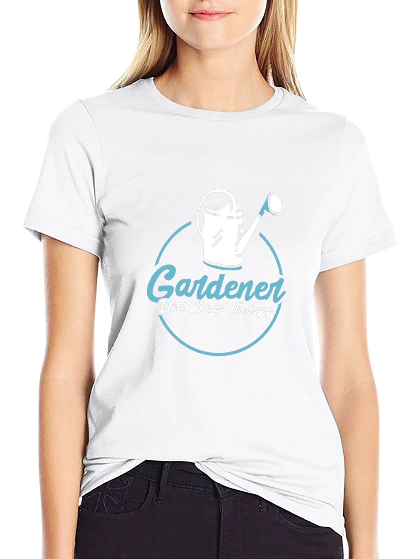Gardener Therapy T-Shirt - Black Graphic Tee