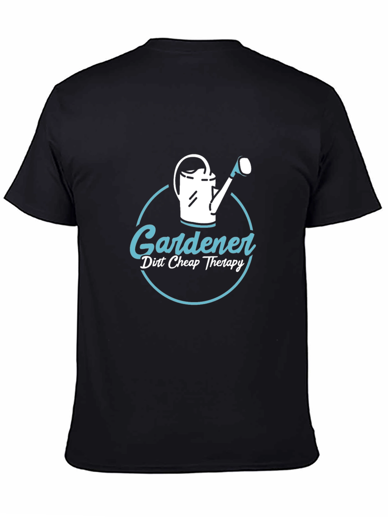 Gardener Therapy T-Shirt - Black Graphic Tee