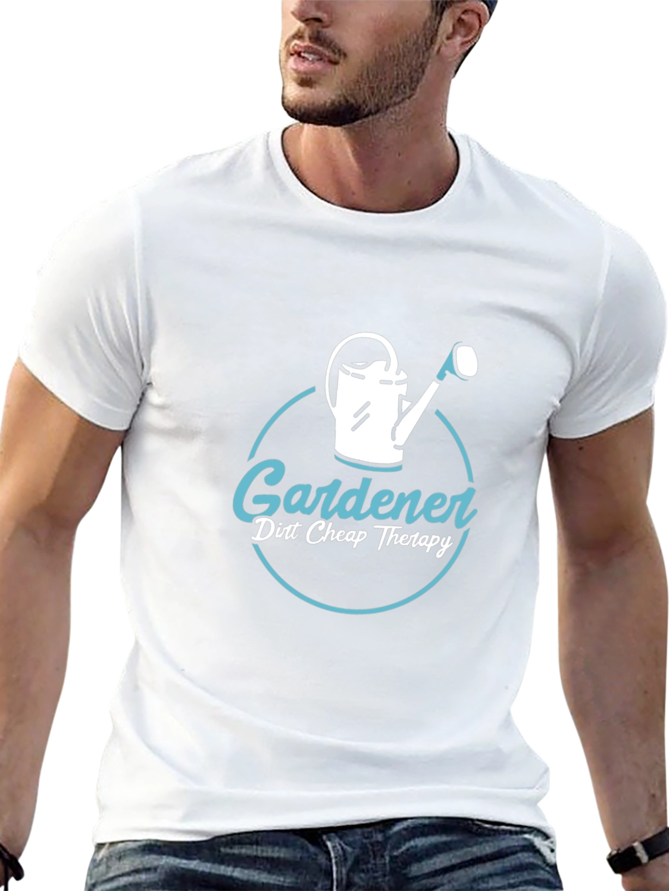 Gardener Therapy T-Shirt - Black Graphic Tee