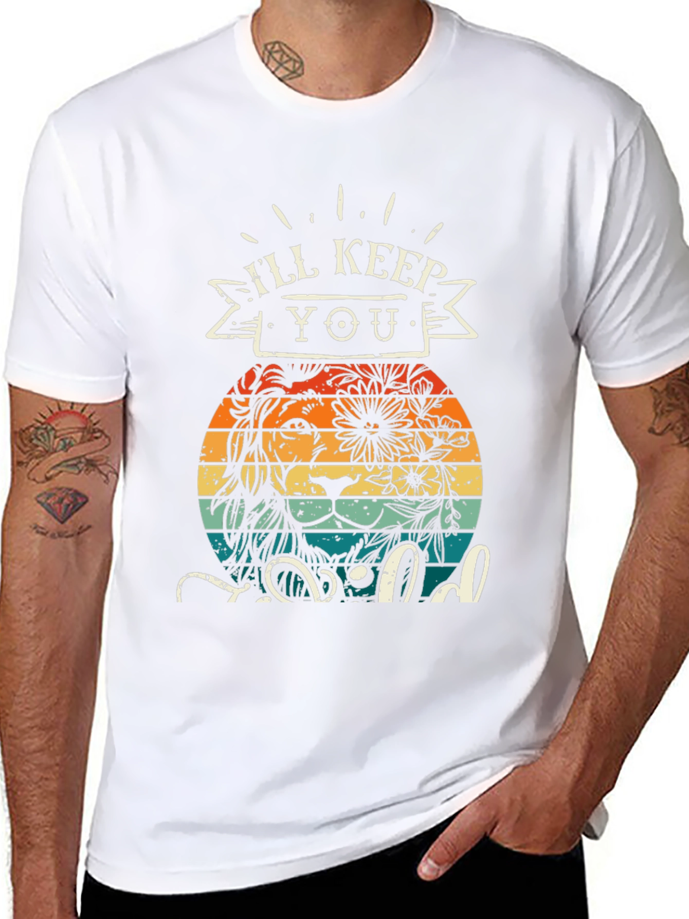 Ill Keep You Wild T-Shirt Lion Design