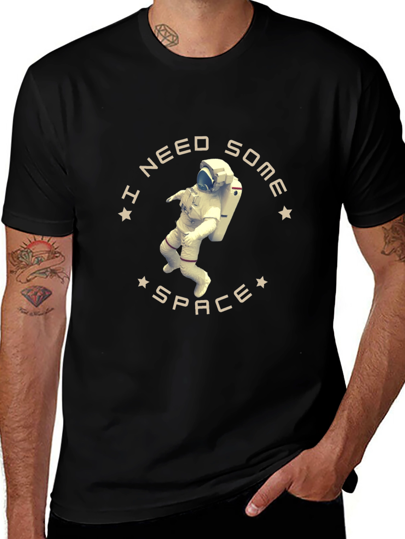 I Need Some Space T-Shirt - Astronaut Graphic Tee