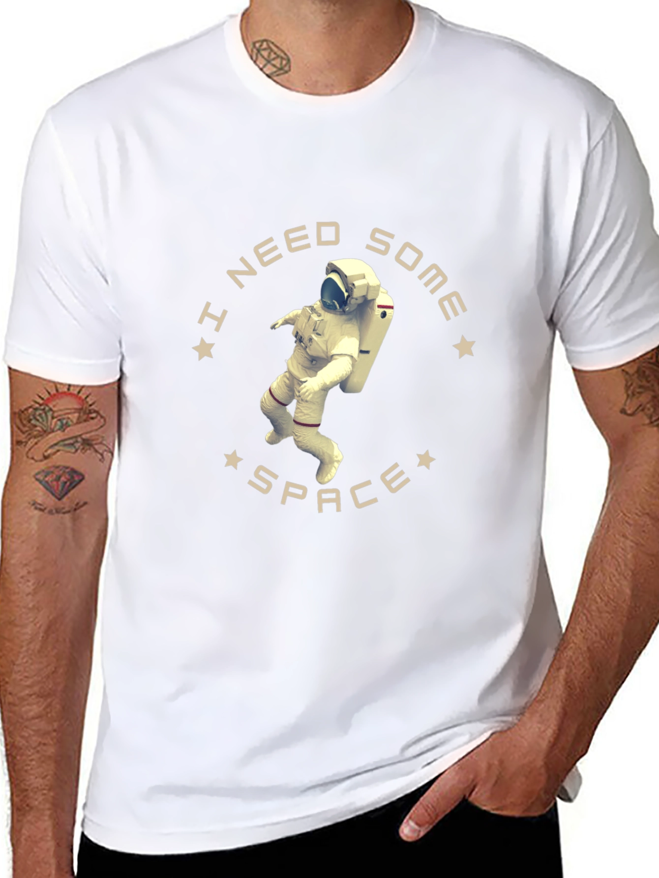 I Need Some Space T-Shirt - Astronaut Graphic Tee