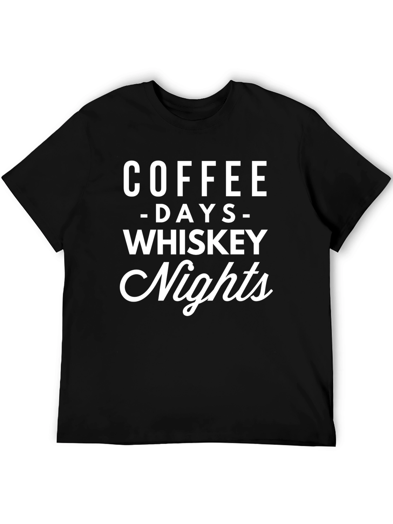 Coffee Days Whiskey Nights Graphic Tee