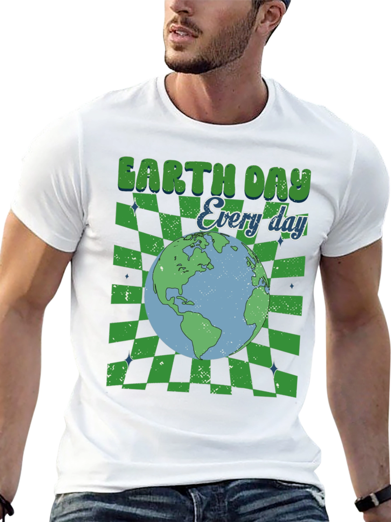 Earth Day Every Day Retro Graphic Tee