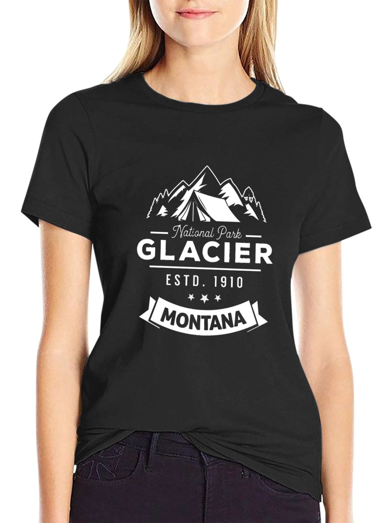 Glacier National Park Montana Tee