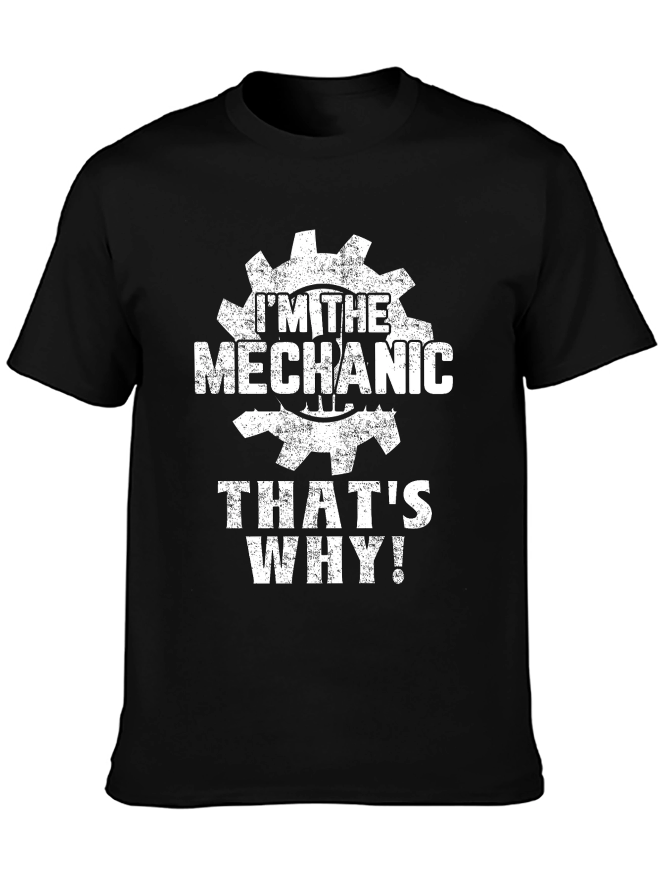 Im The Mechanic T-Shirt - Black