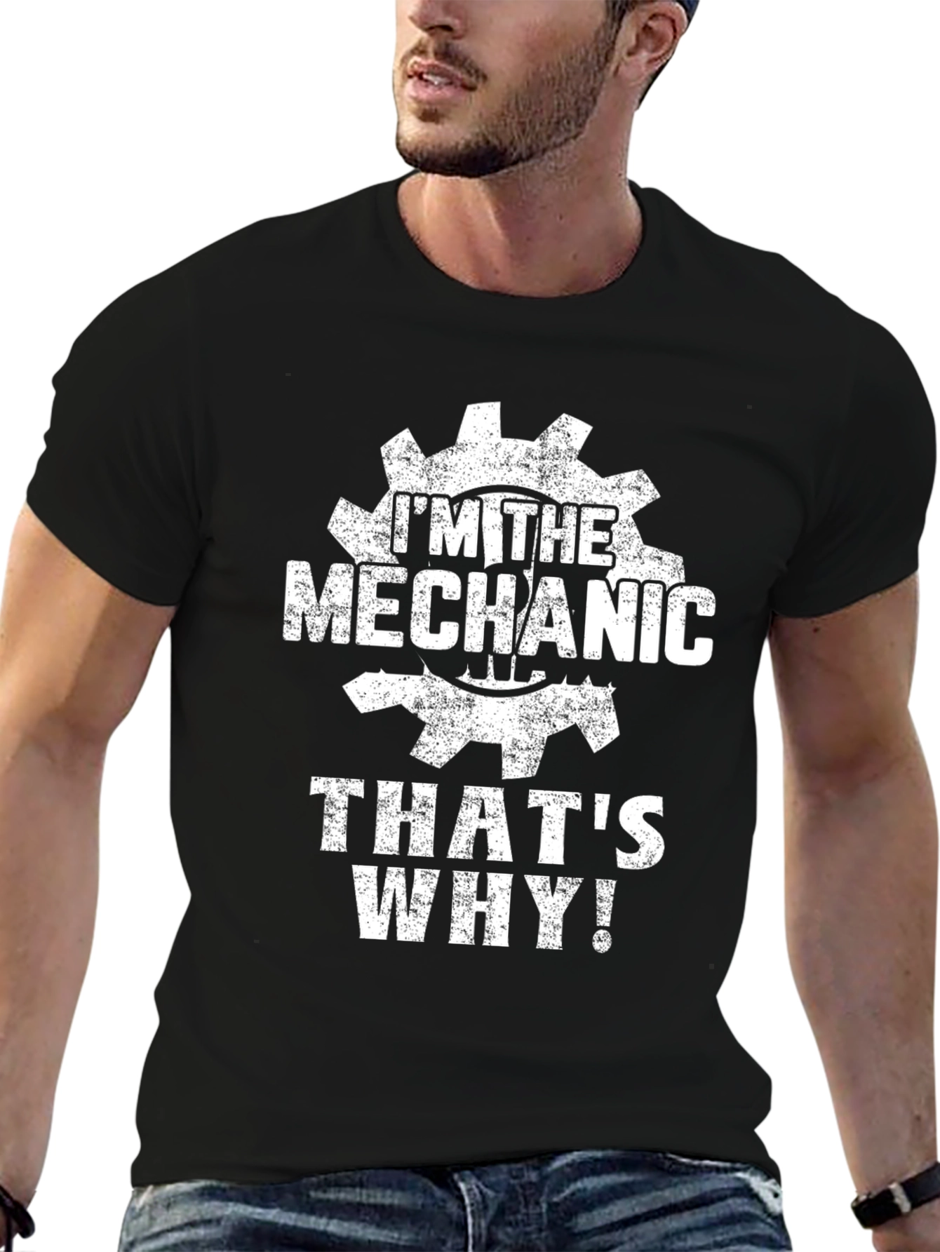 Im The Mechanic T-Shirt - Black