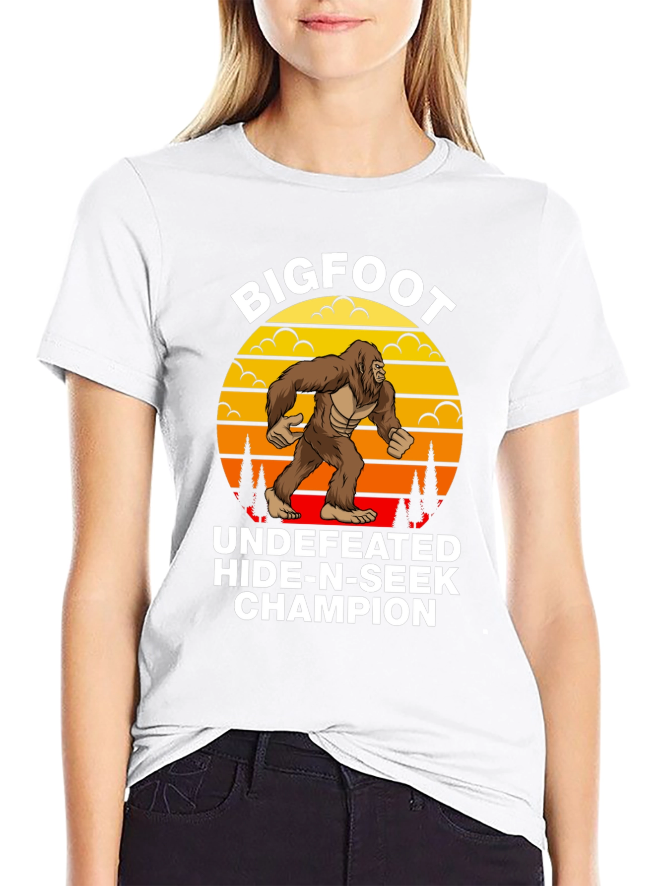 Bigfoot Hide-n-Seek Champion T-Shirt
