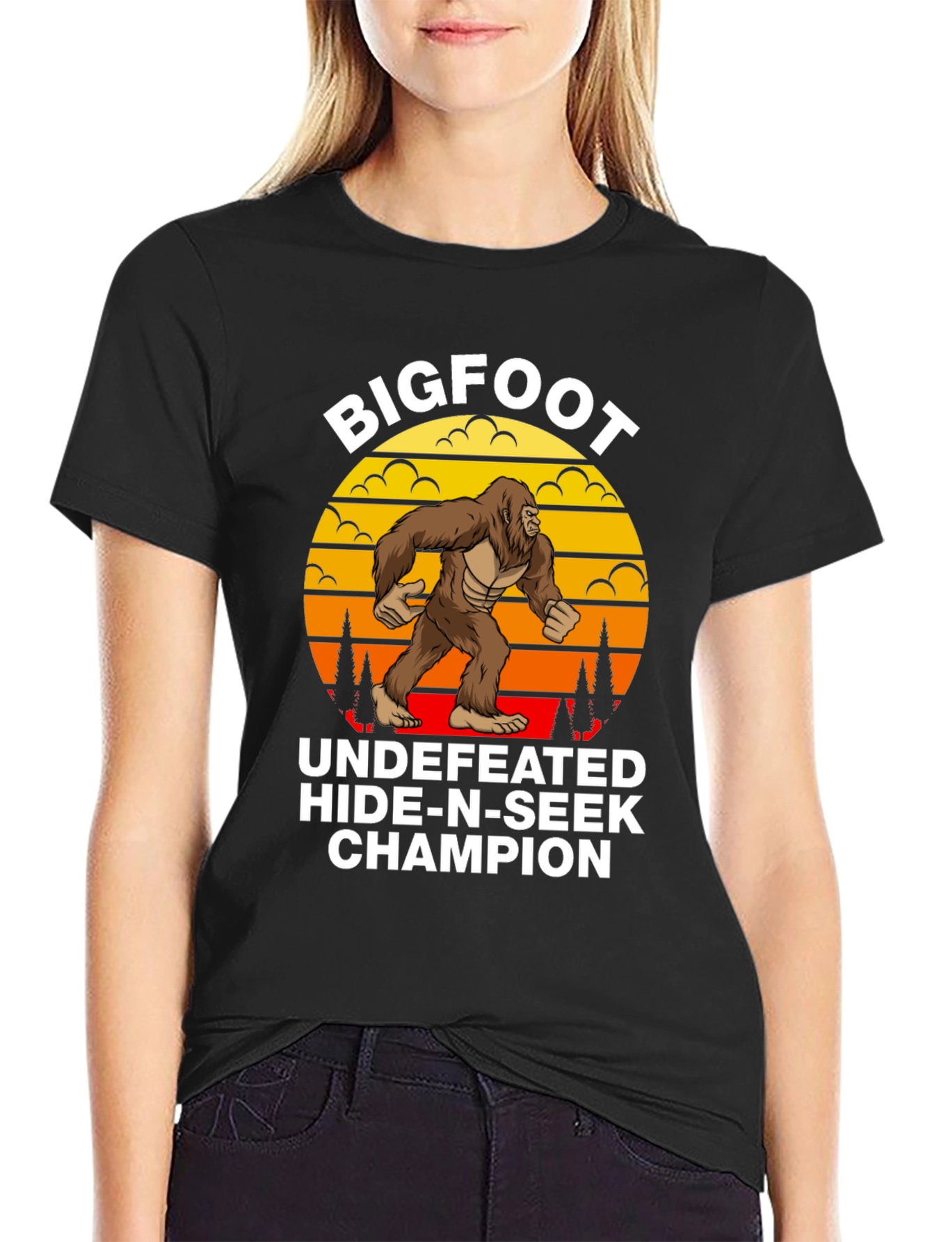 Bigfoot Hide-n-Seek Champion T-Shirt