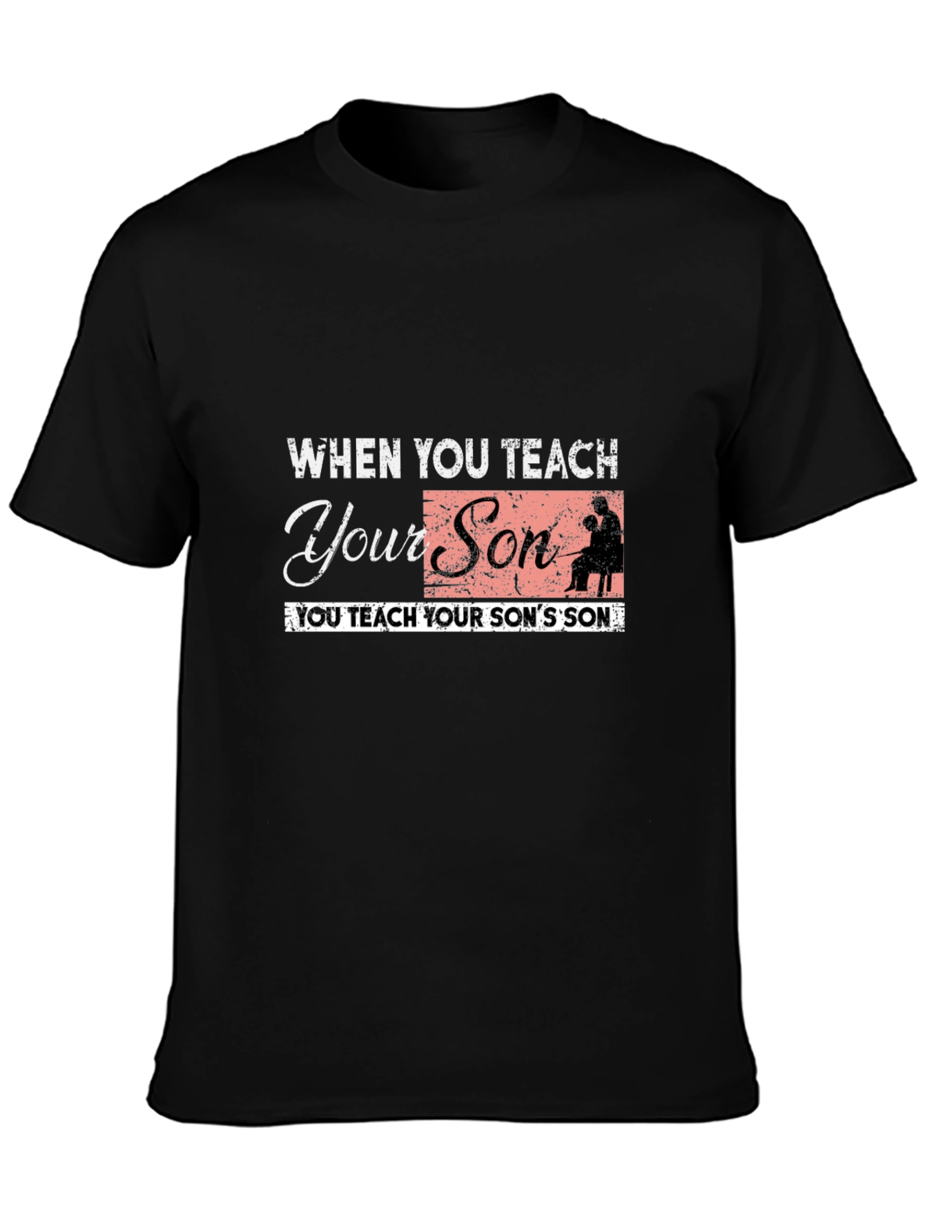 Teach Your Son Black Graphic Tee