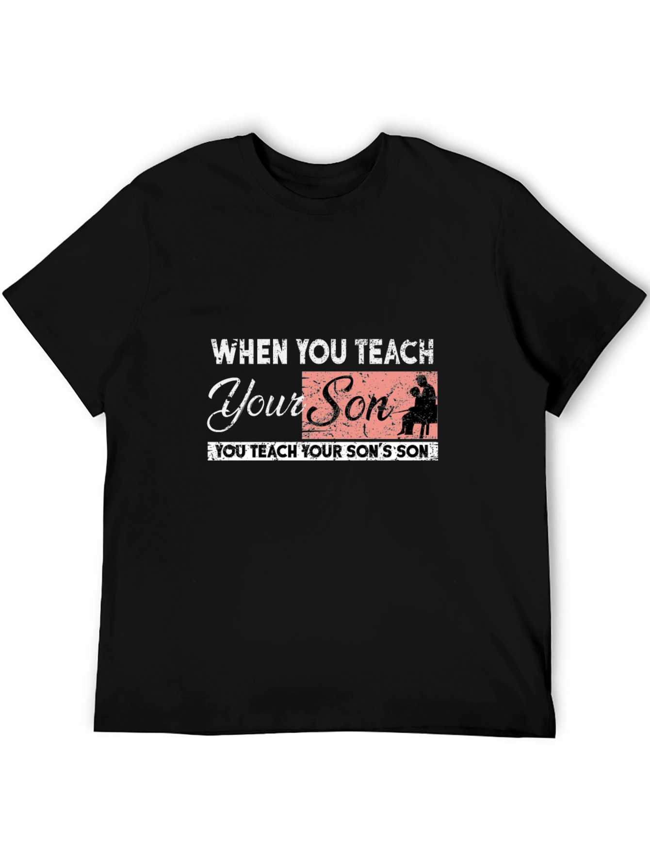 Teach Your Son Black Graphic Tee