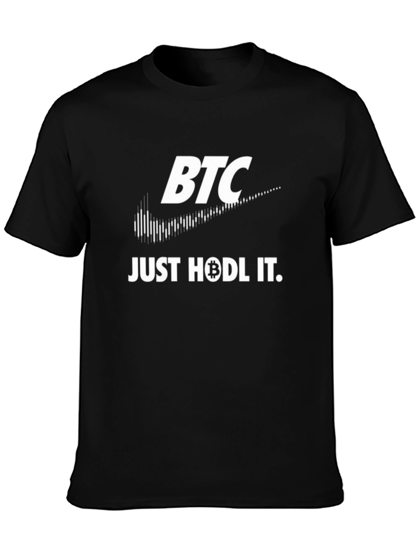 BTC Just Hodl It Black T-Shirt
