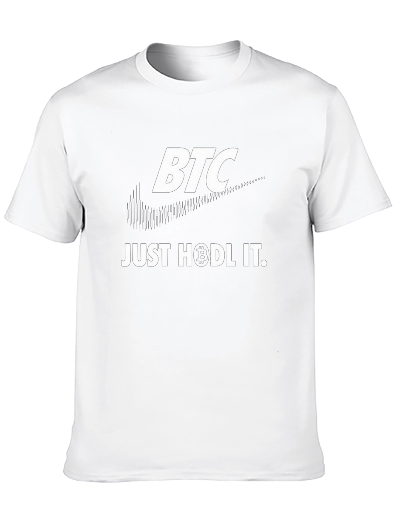 BTC Just Hodl It Black T-Shirt