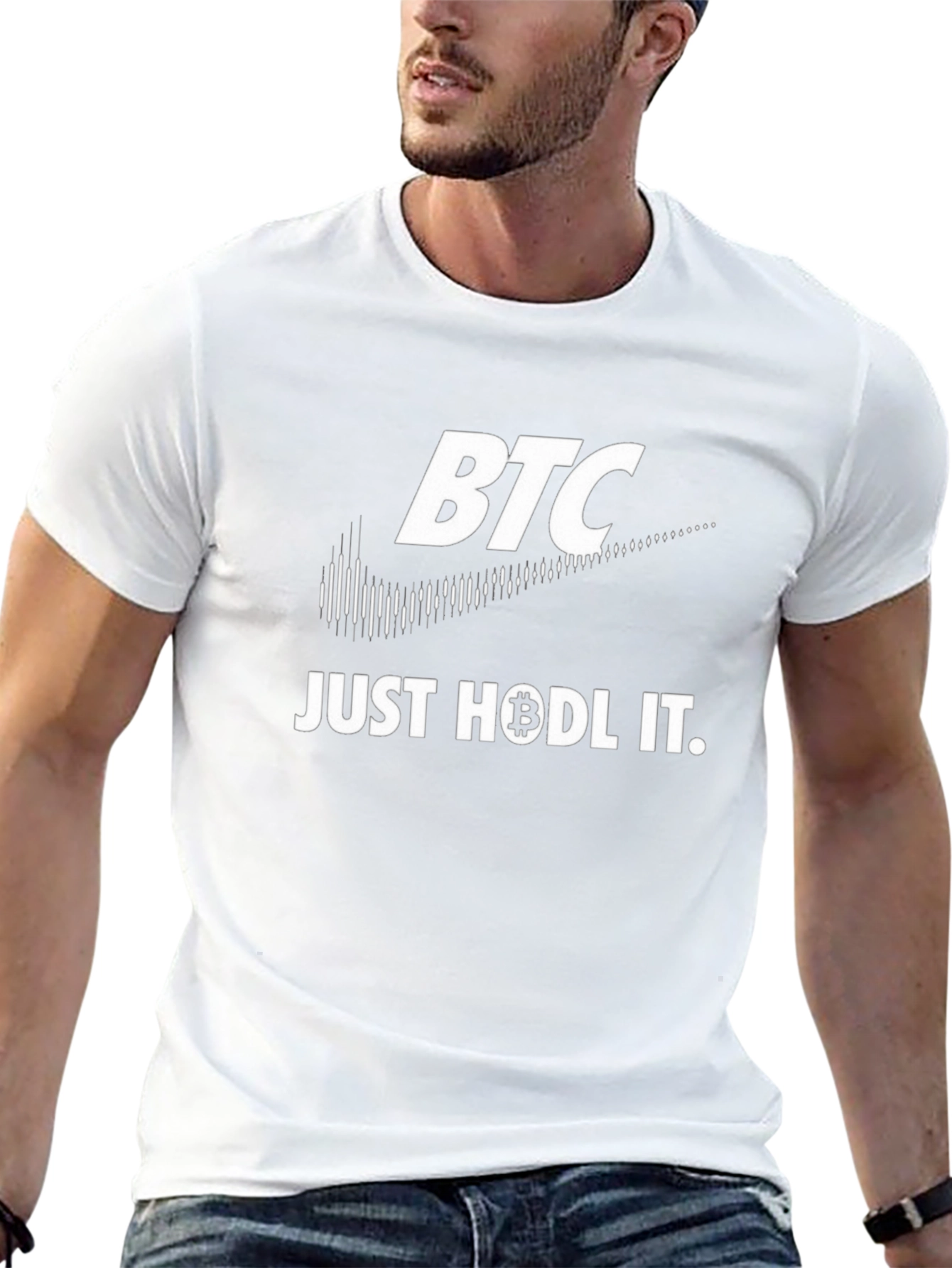 BTC Just Hodl It Black T-Shirt