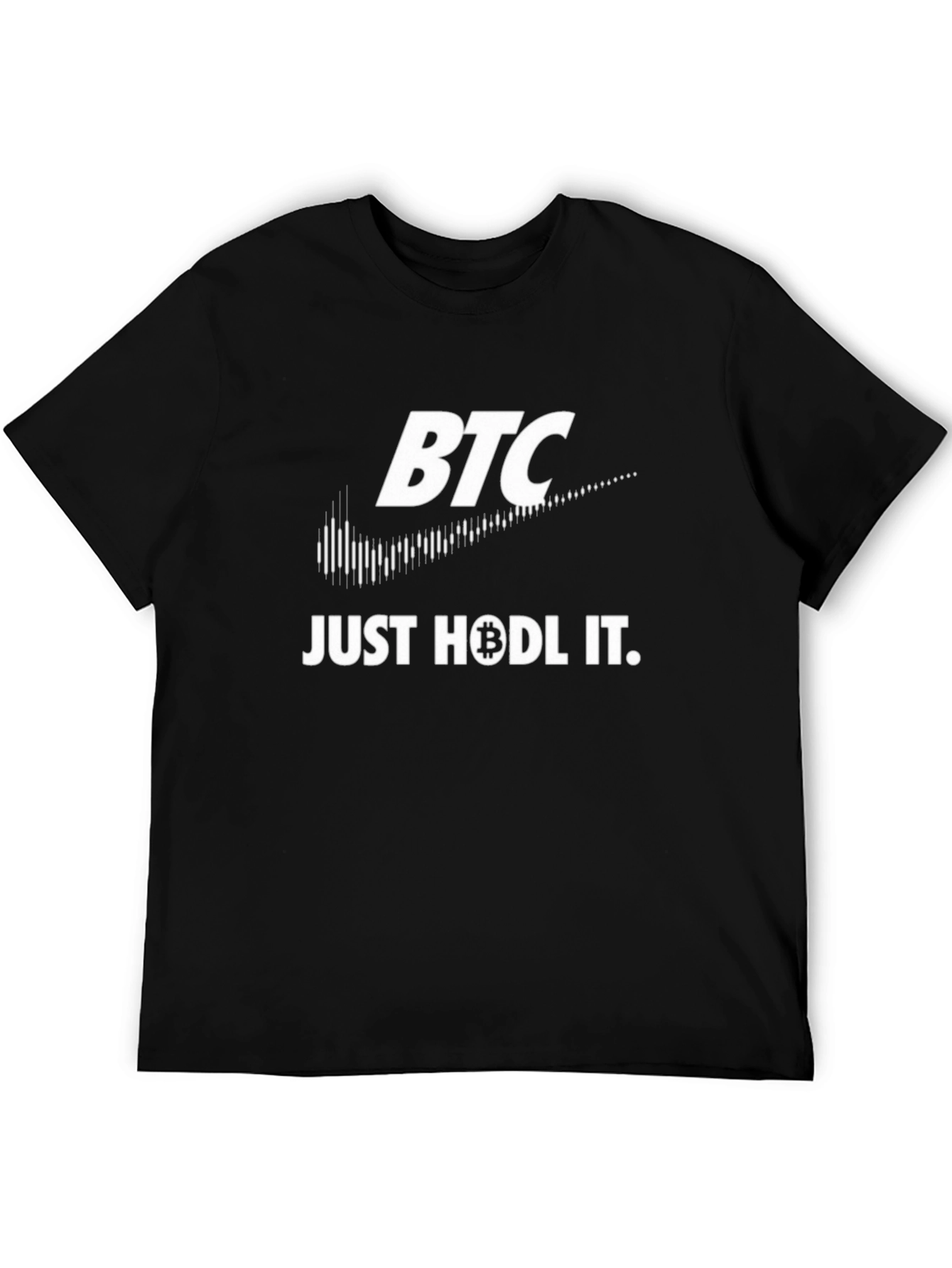 BTC Just Hodl It Black T-Shirt