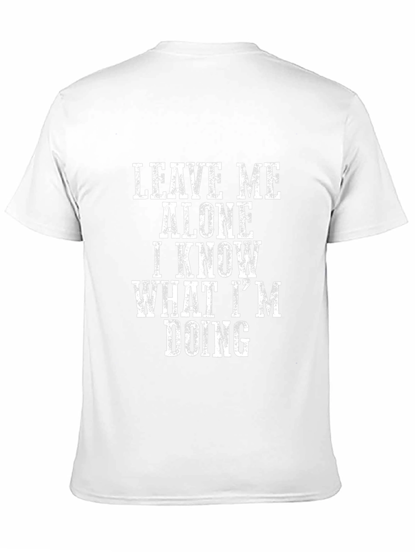 Leave Me Alone Graphic T-Shirt - Black