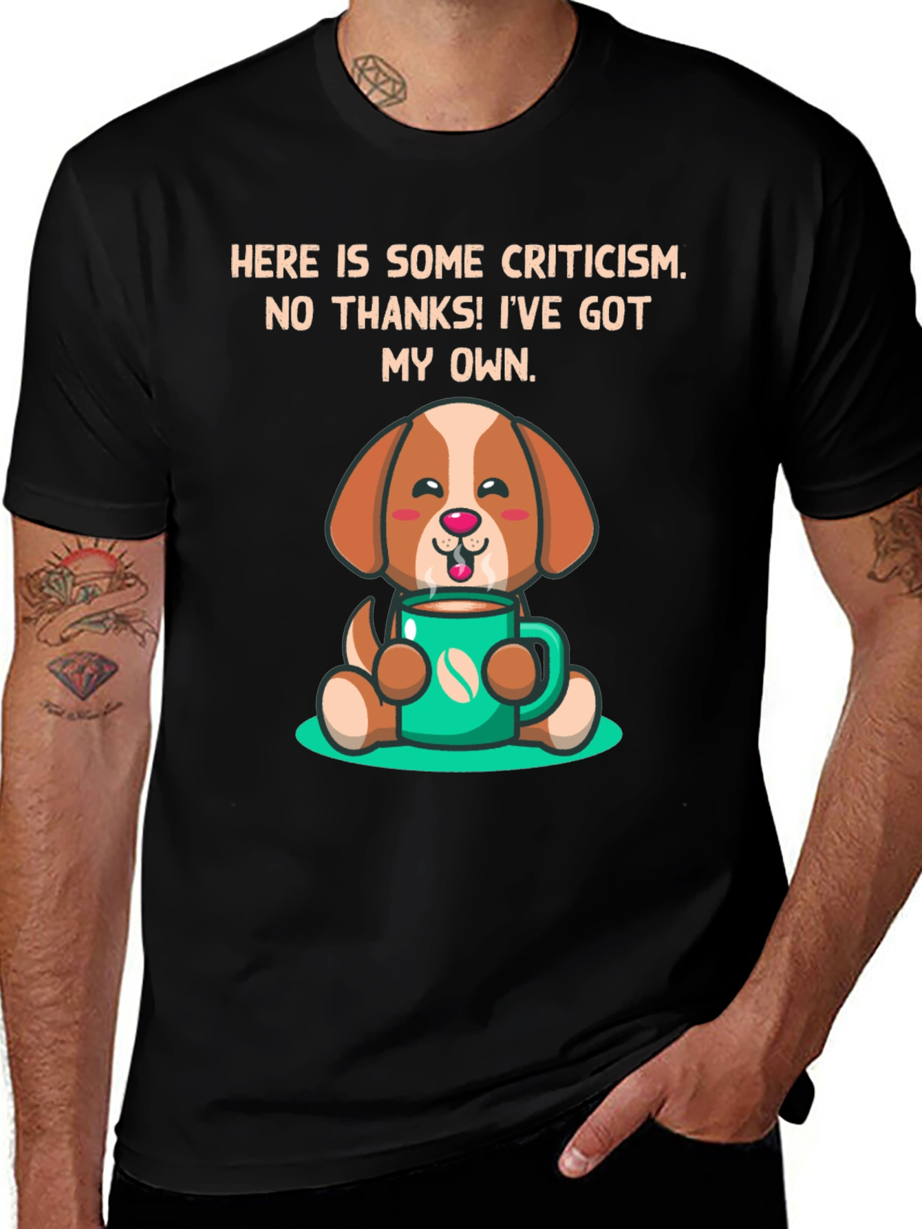 Dog Lover T-Shirt: Criticism? Ive Got My Own
