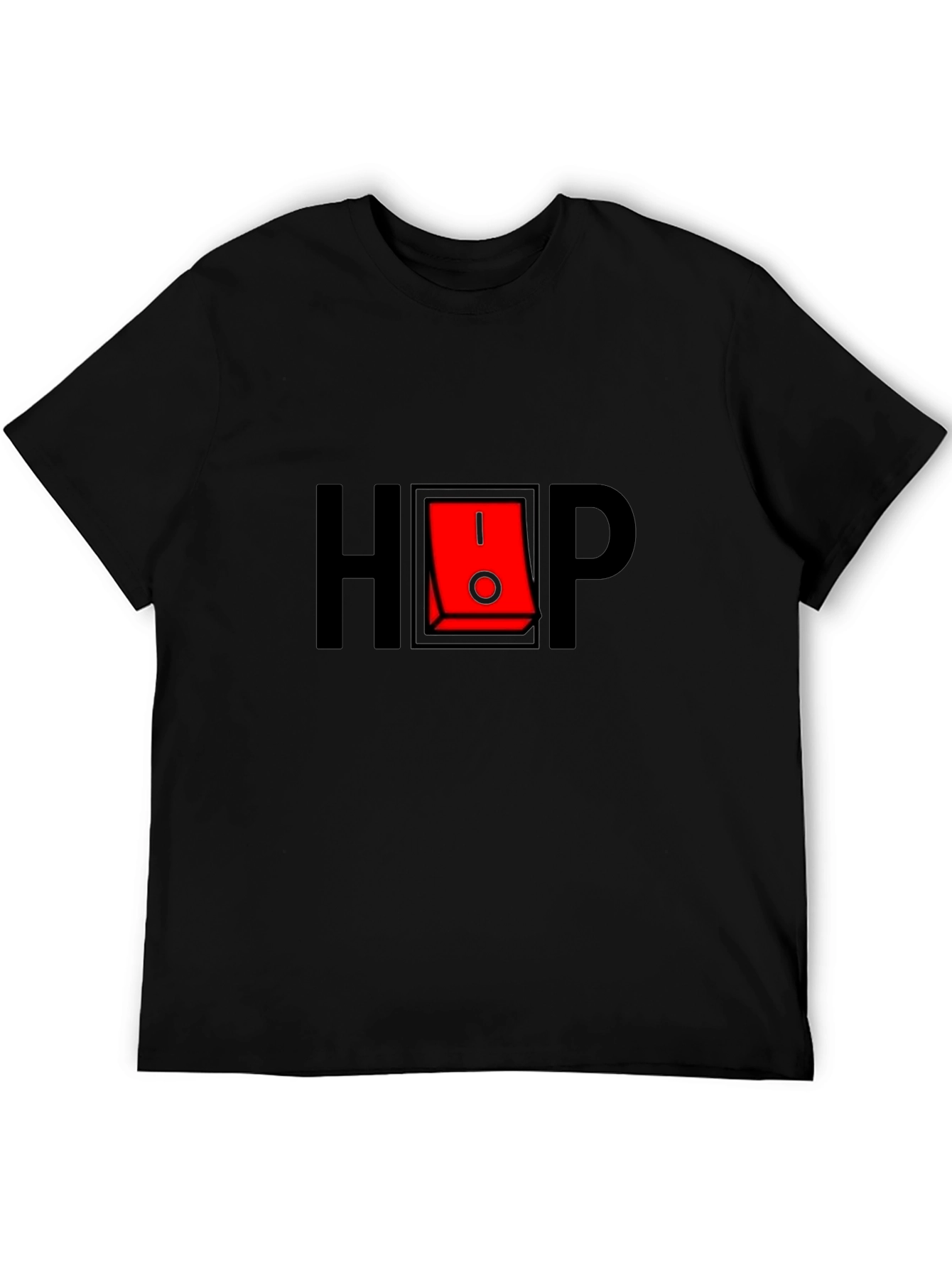 HIP Switch Graphic T-Shirt - Black Cotton Tee