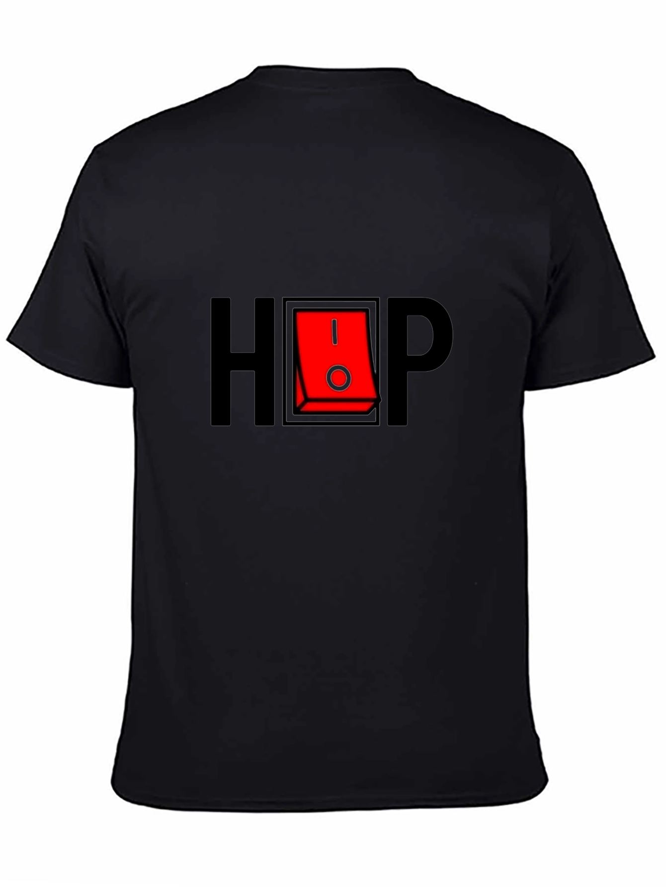 HIP Switch Graphic T-Shirt - Black Cotton Tee