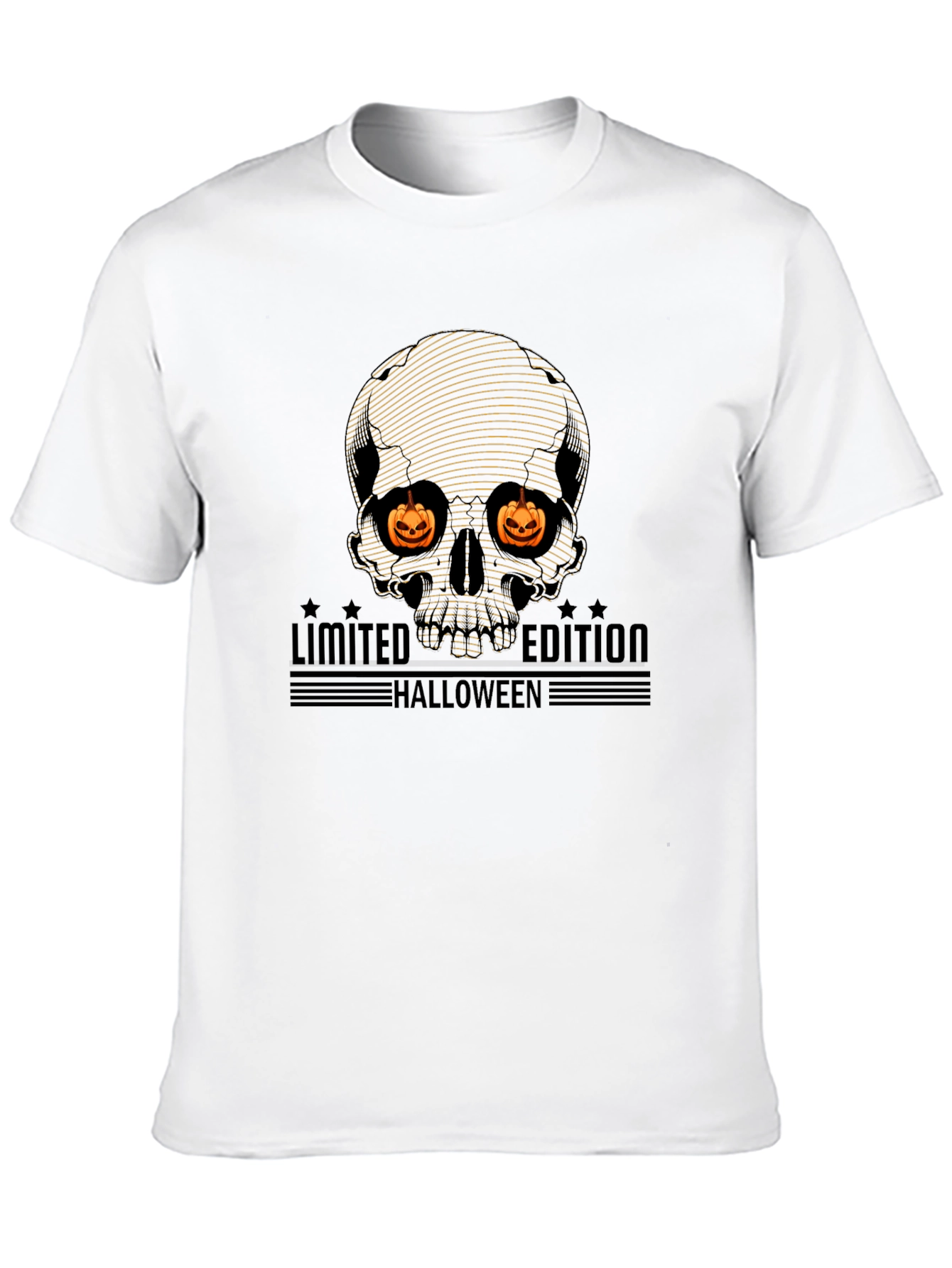 Halloween Limited Edition Skull Graphic T-Shirt