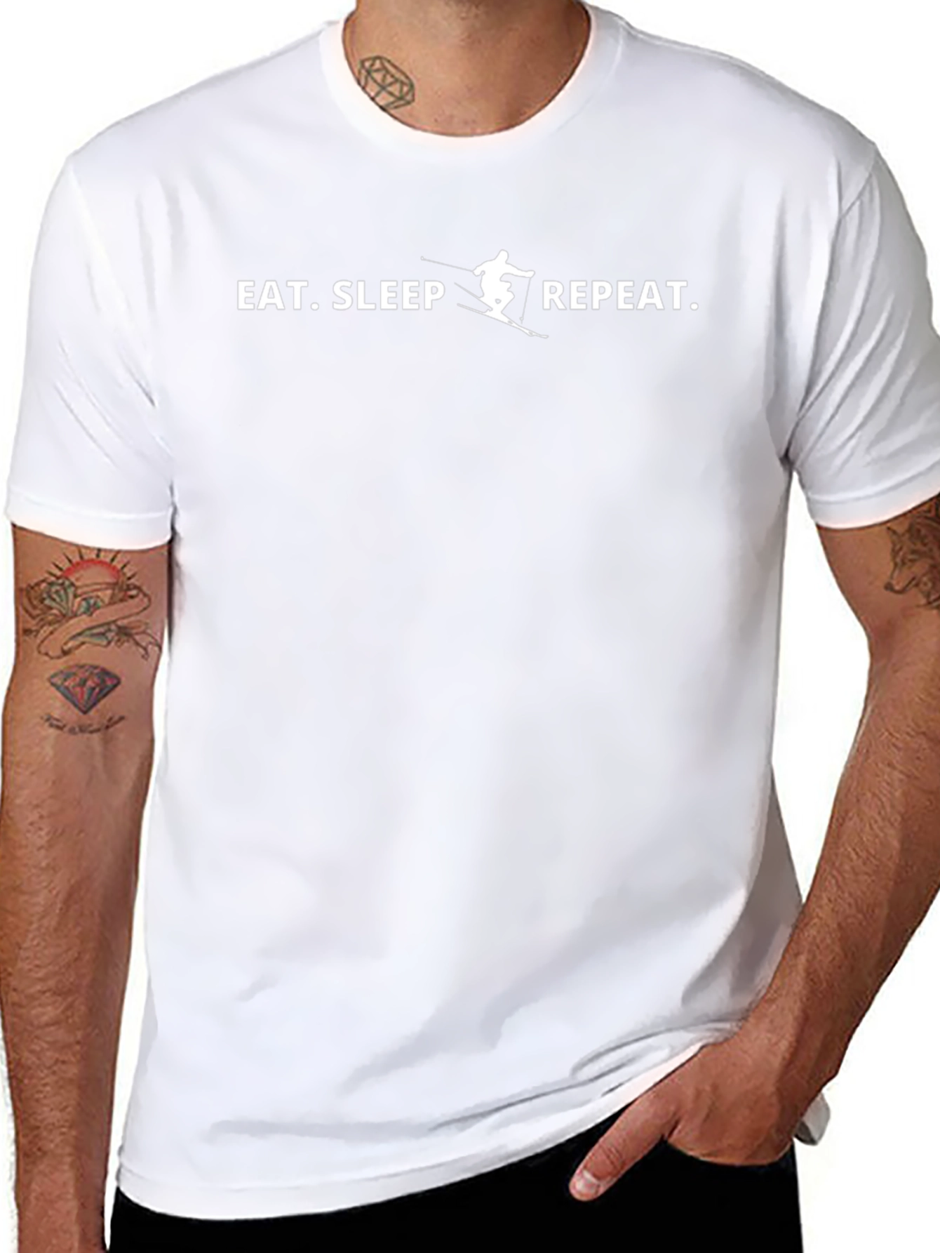 Eat Sleep Ski Repeat T-Shirt