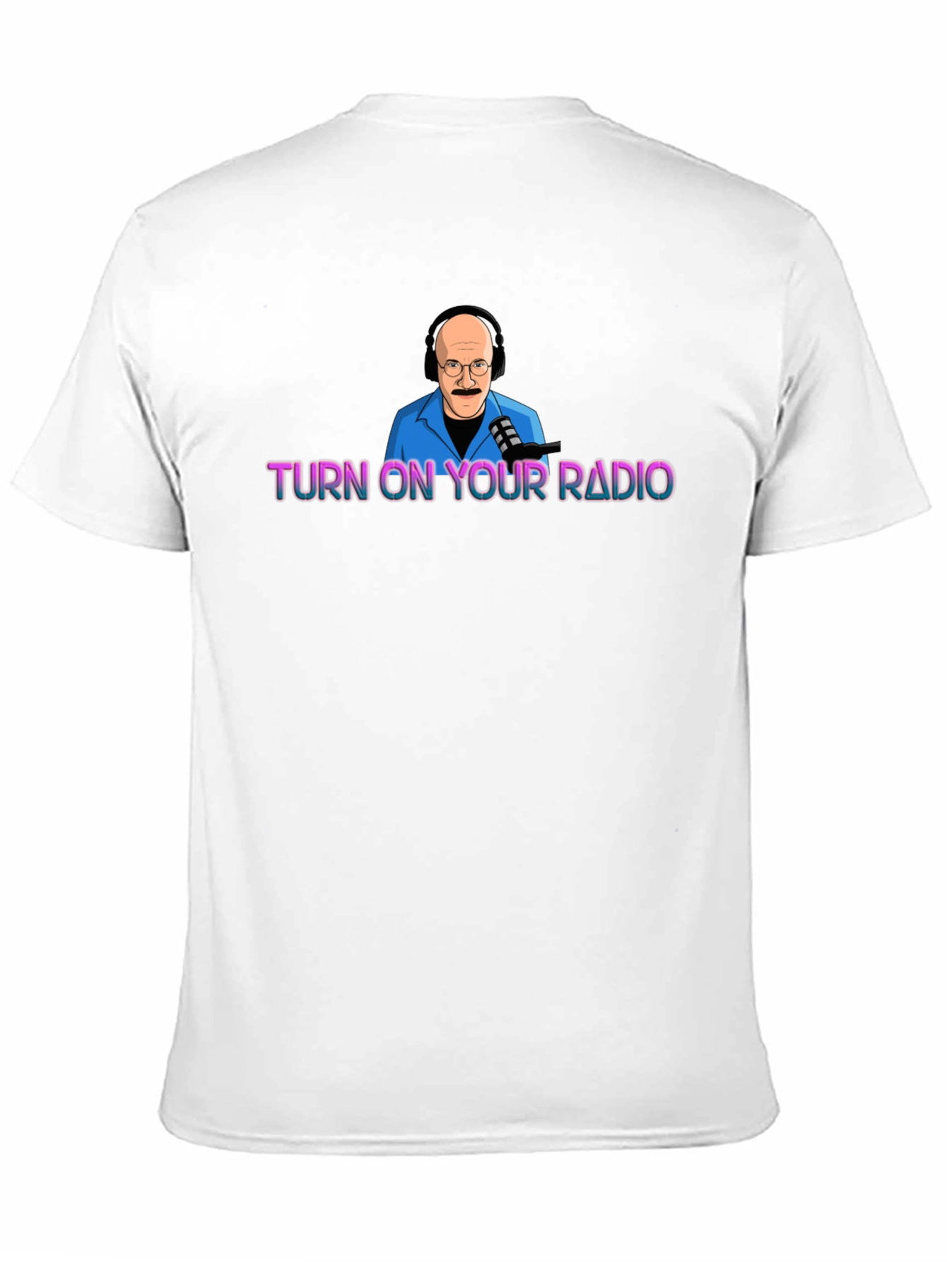 Turn On Your Radio Black Graphic Tee
